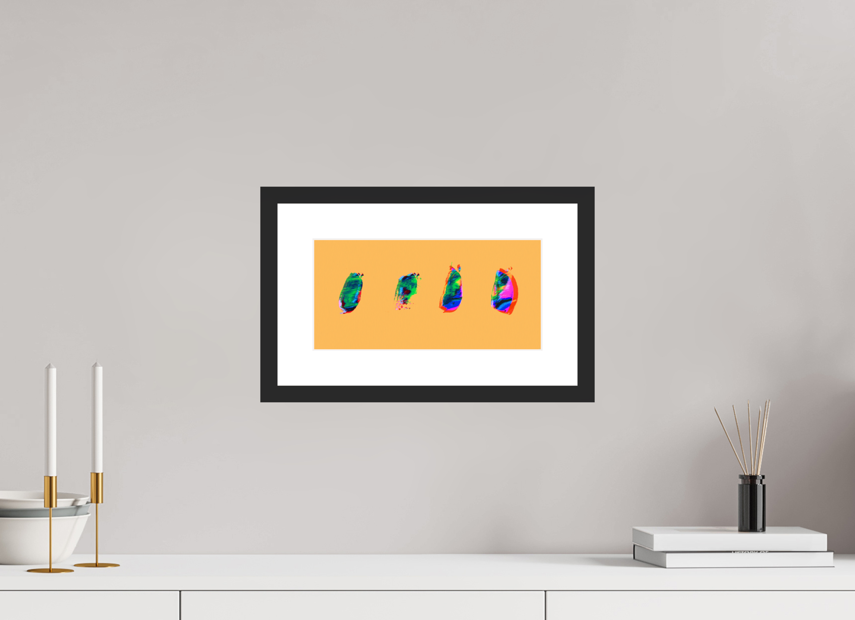 12 x 6″, Framed #1 motion