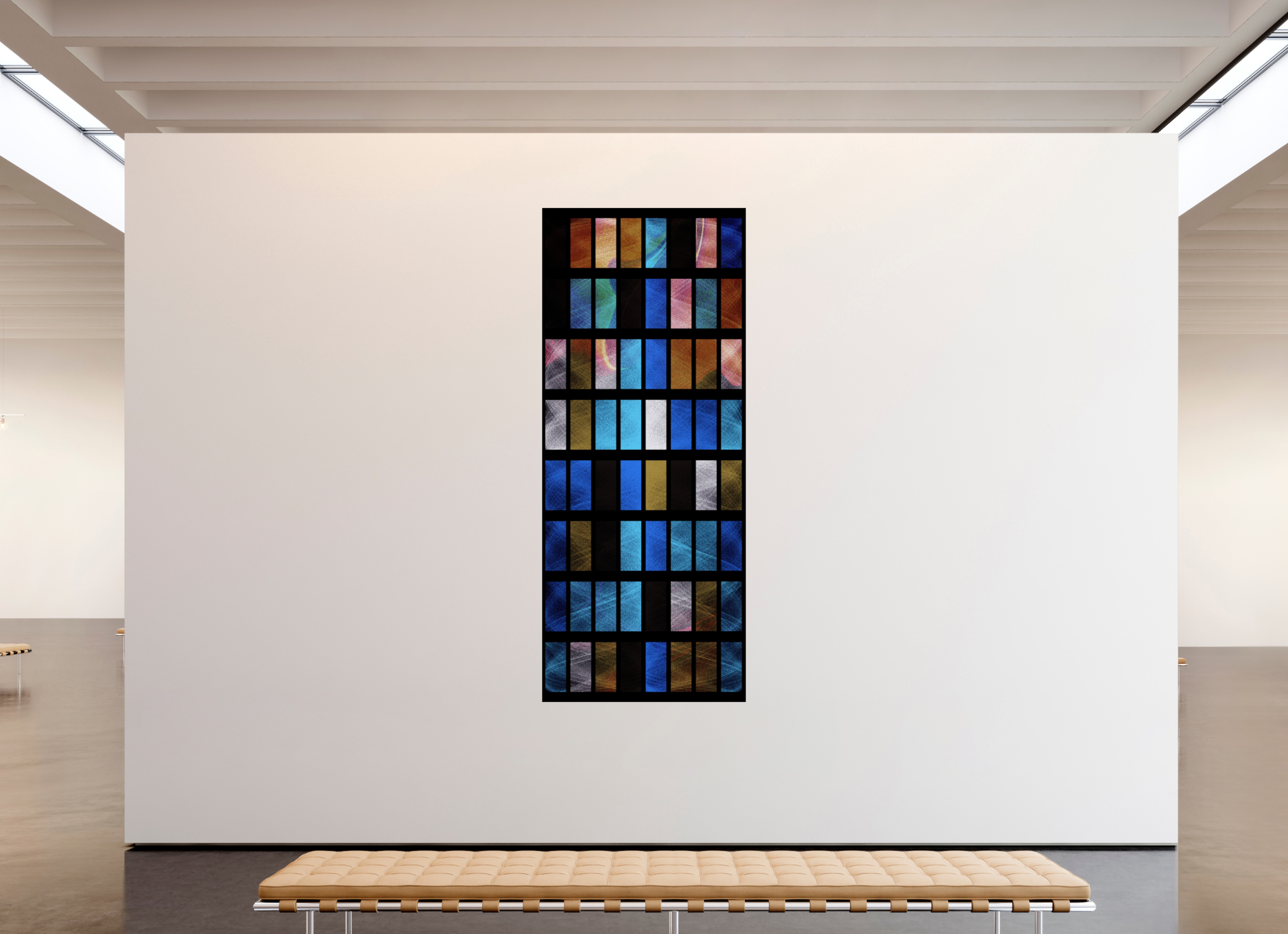 40 x 97.1″, Fine Art Print Stained Glass