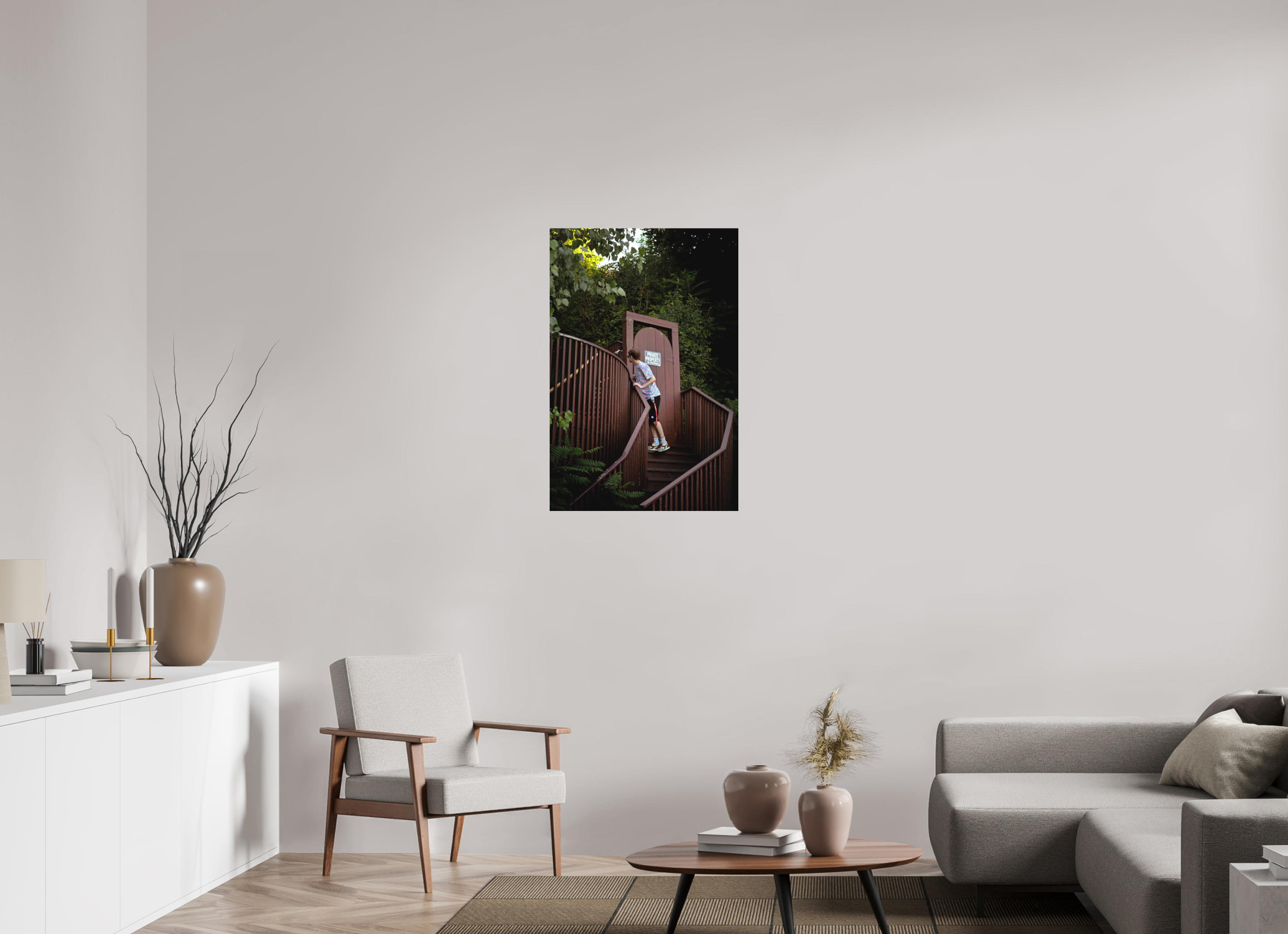 24 x 36″, Aluminum Dibond Private Property