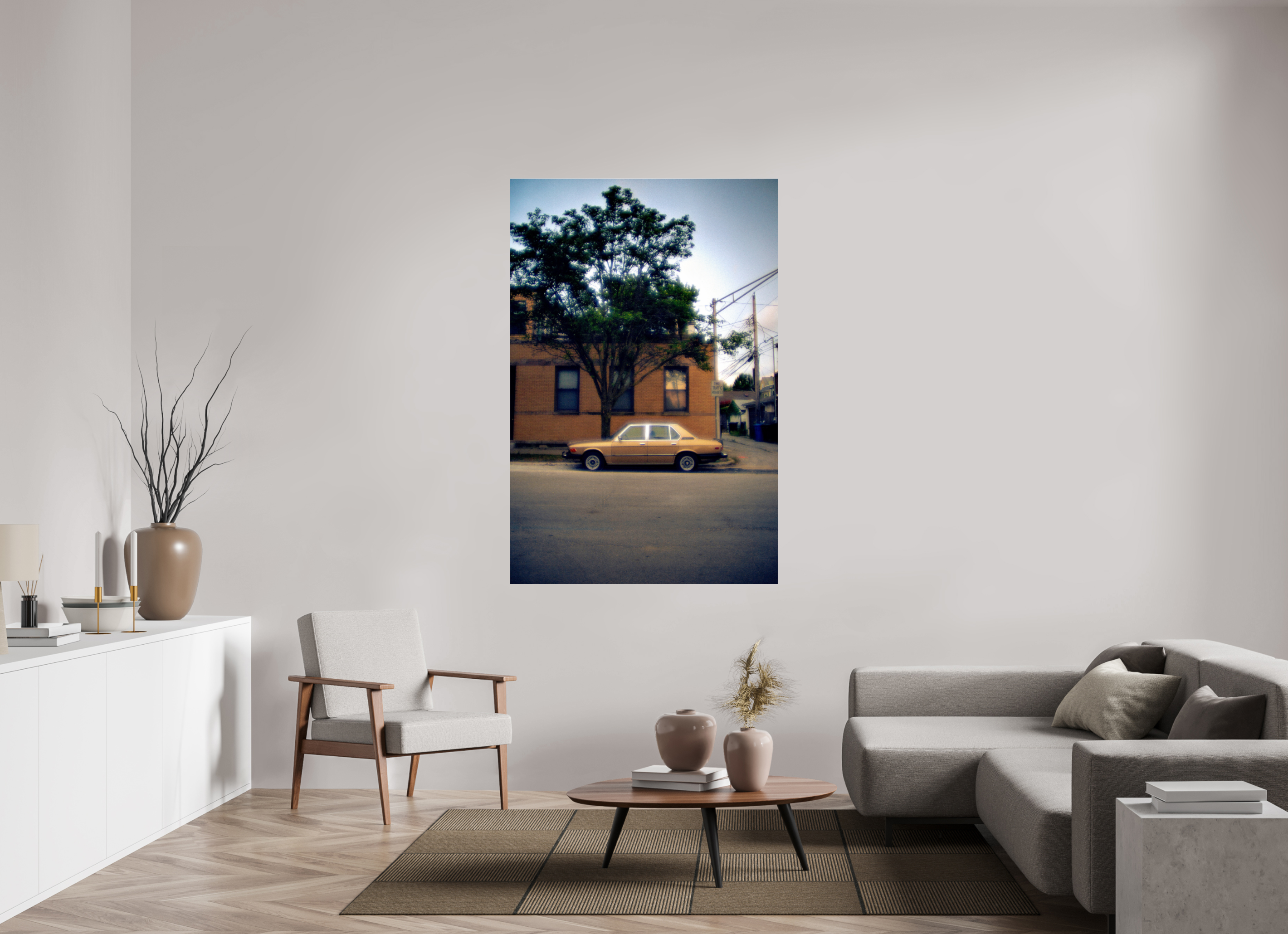 43 x 65.1″, Photo Print Under Acrylic Glass Golden Glow