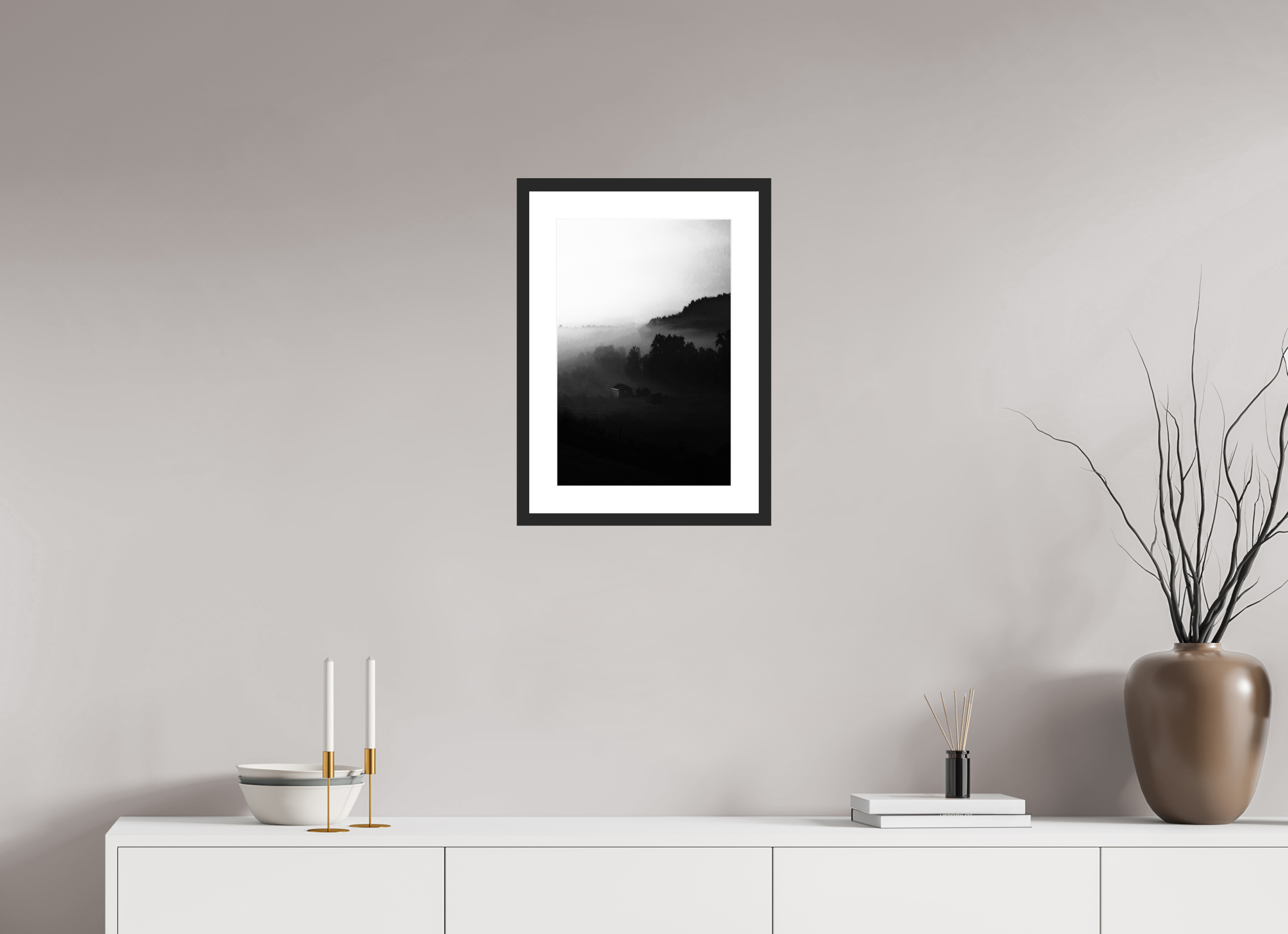 12 x 18.2″, Fuji Crystal Archive Print Framed (Black) New Camping