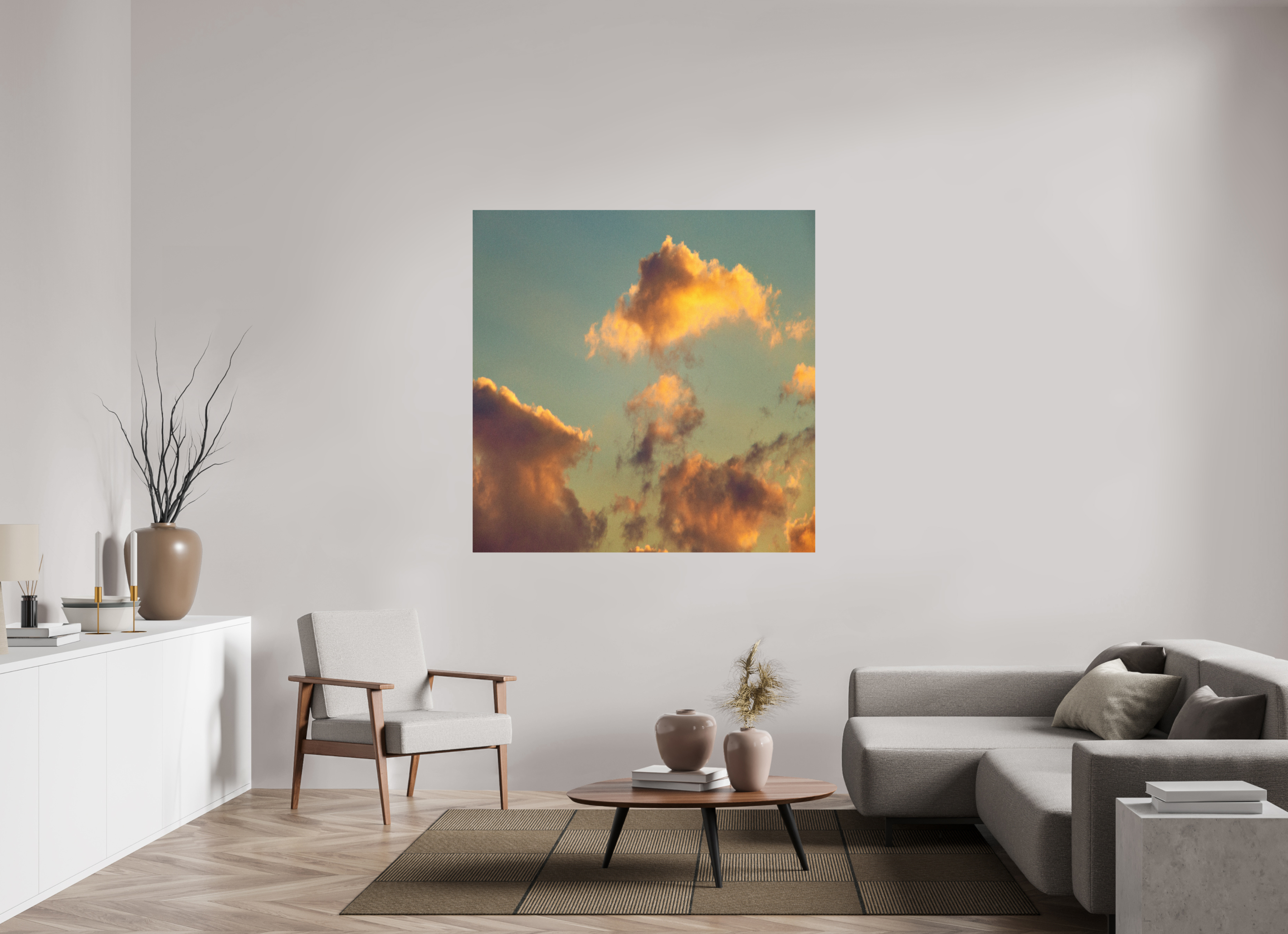 55 x 55″, Direct Print on Forex "Golden Hour"