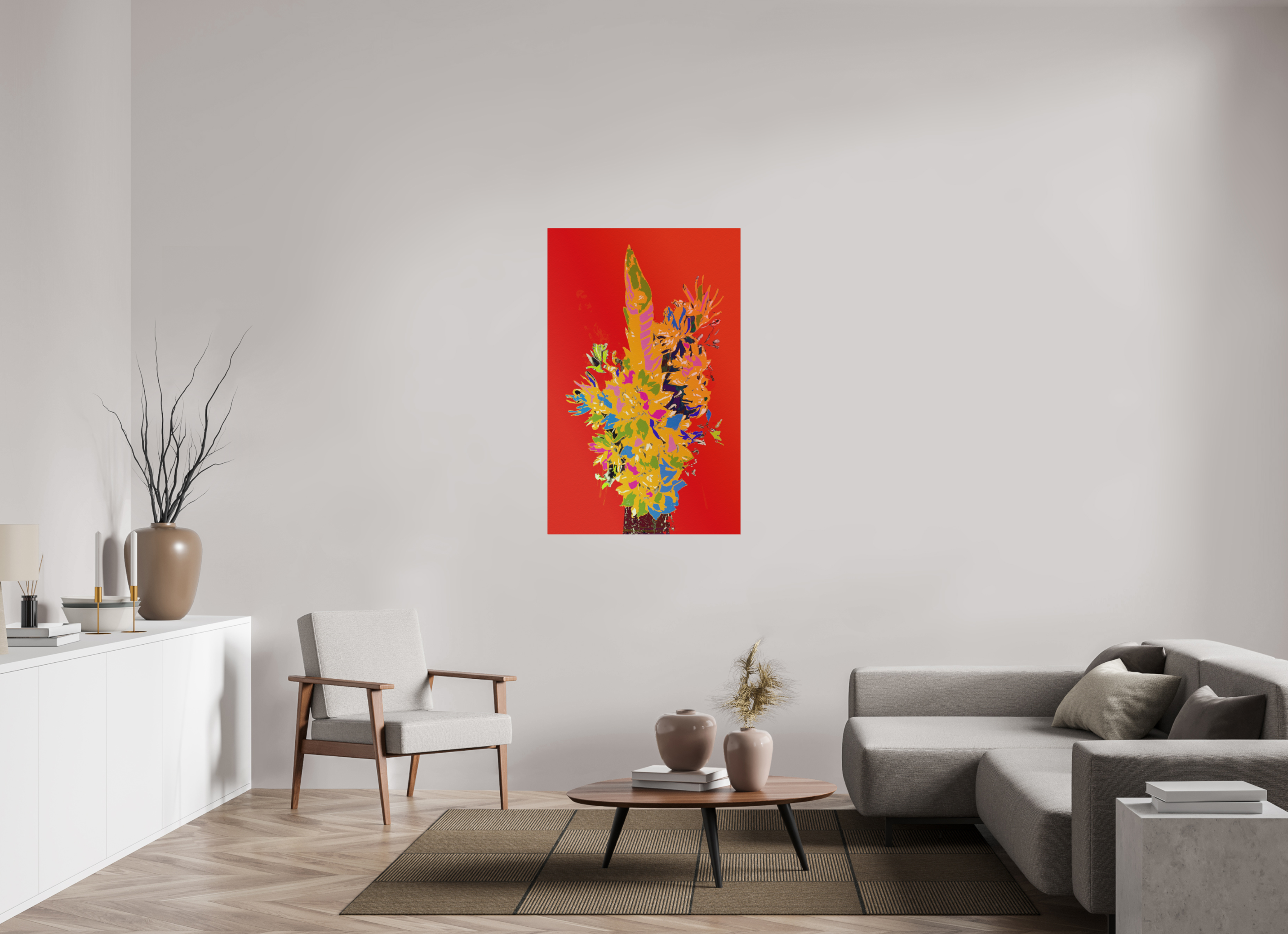 31 x 49.2″, Direct Print on Forex Pop Vase 3