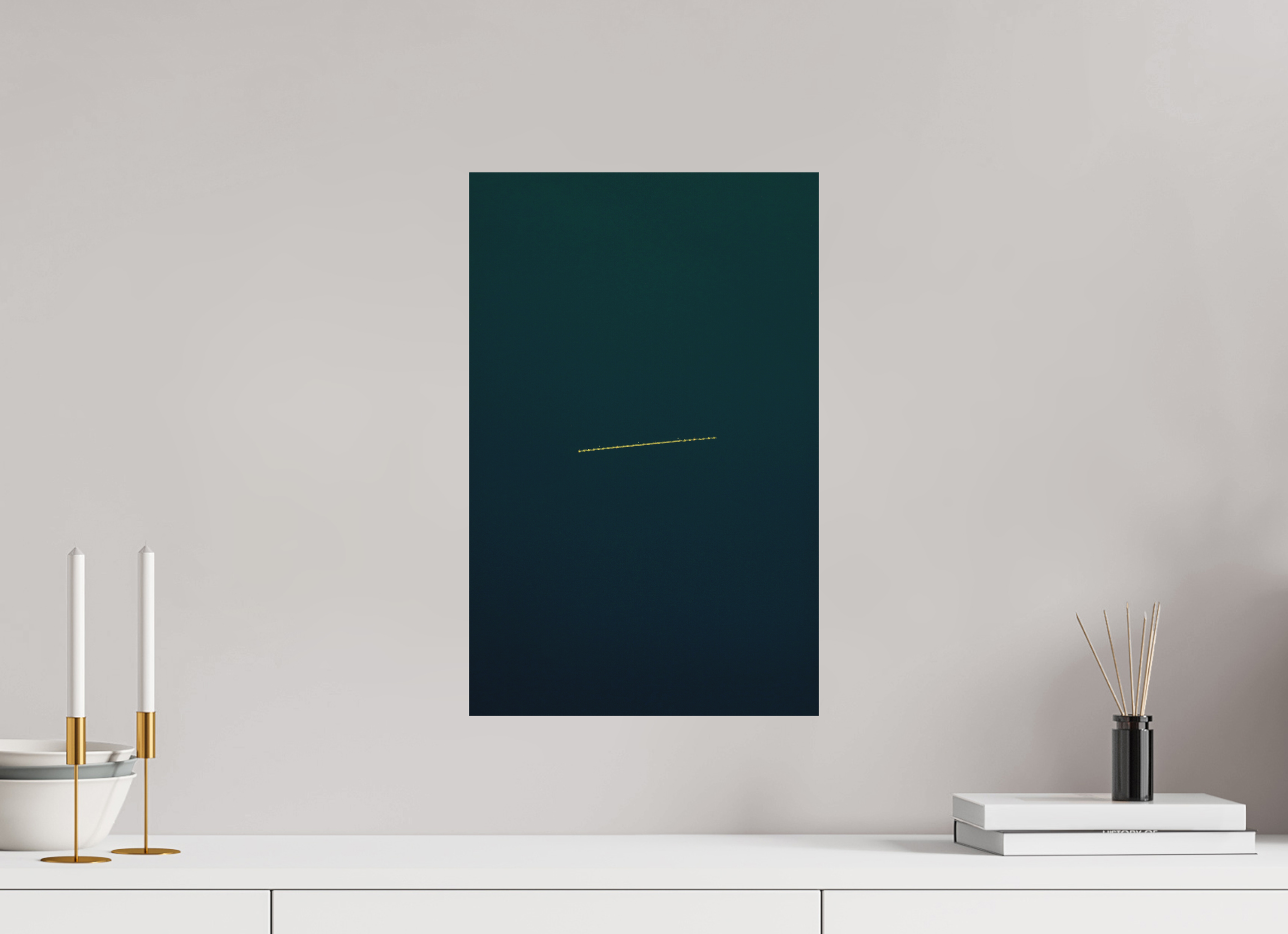 12 x 18.7″, Direct Print on Forex UFO 2