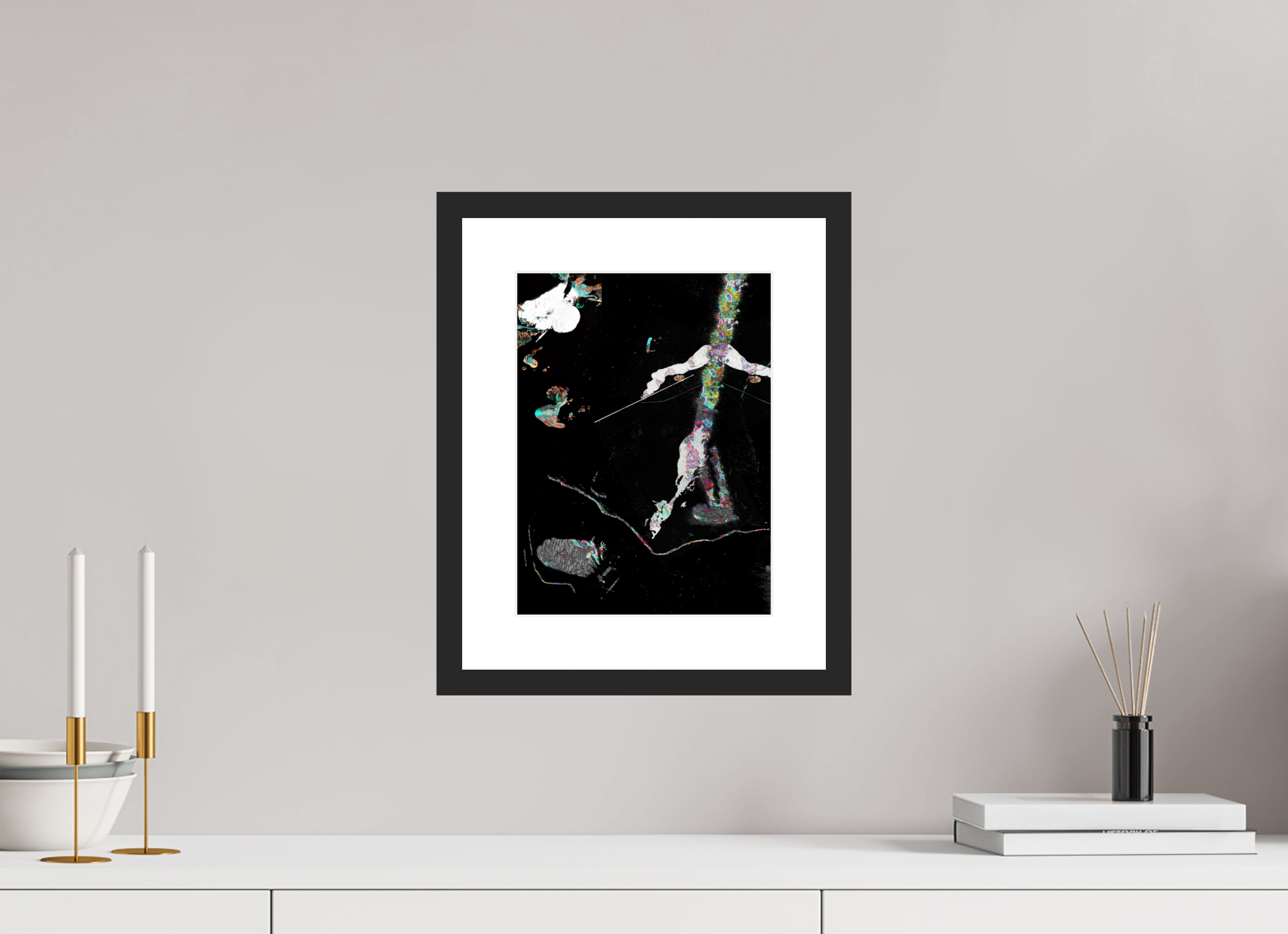 9 x 12″, Framed #1 stroll