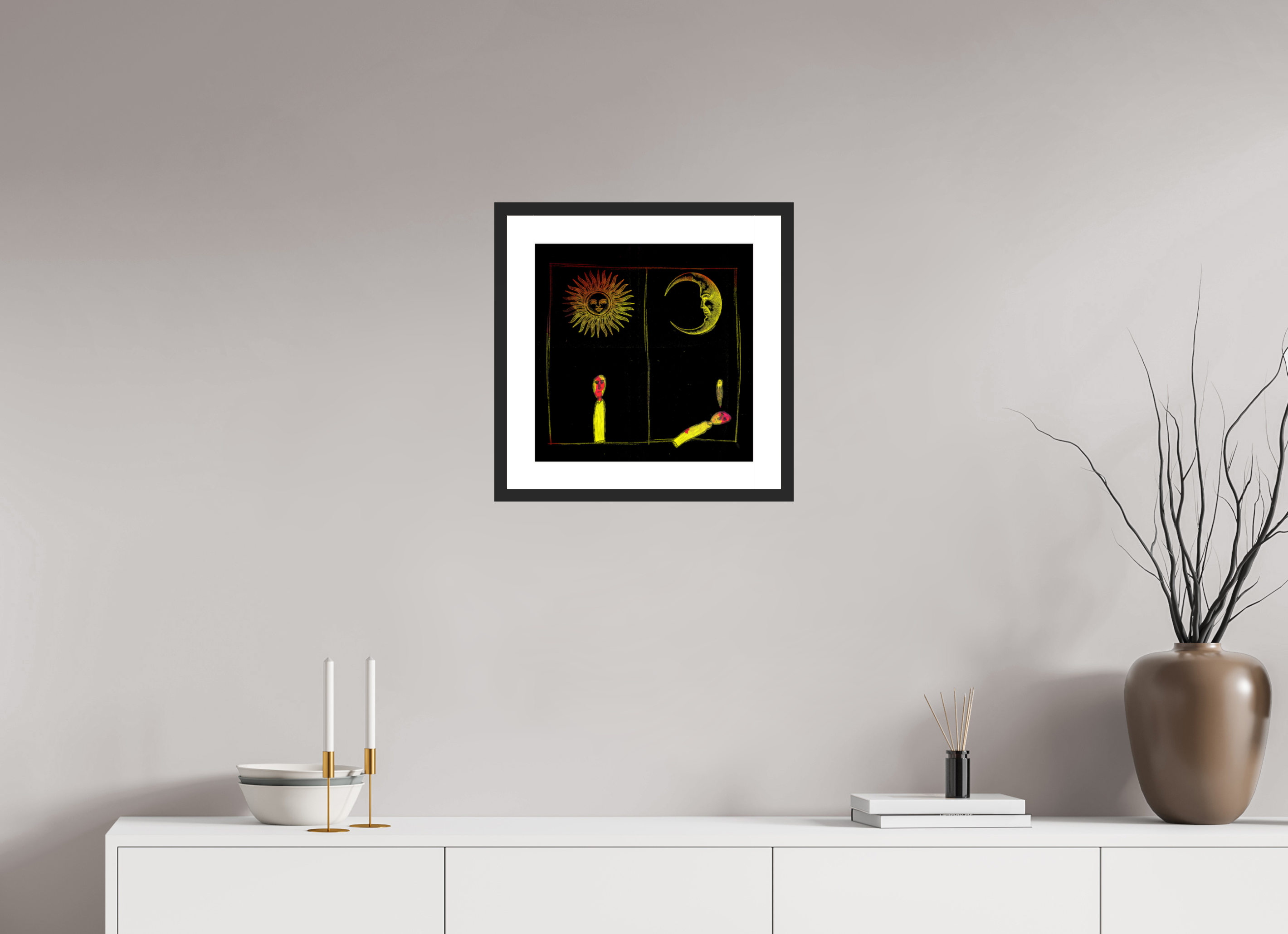 15 x 15″, Fuji Crystal Archive Print Framed (Black) Life Cycle