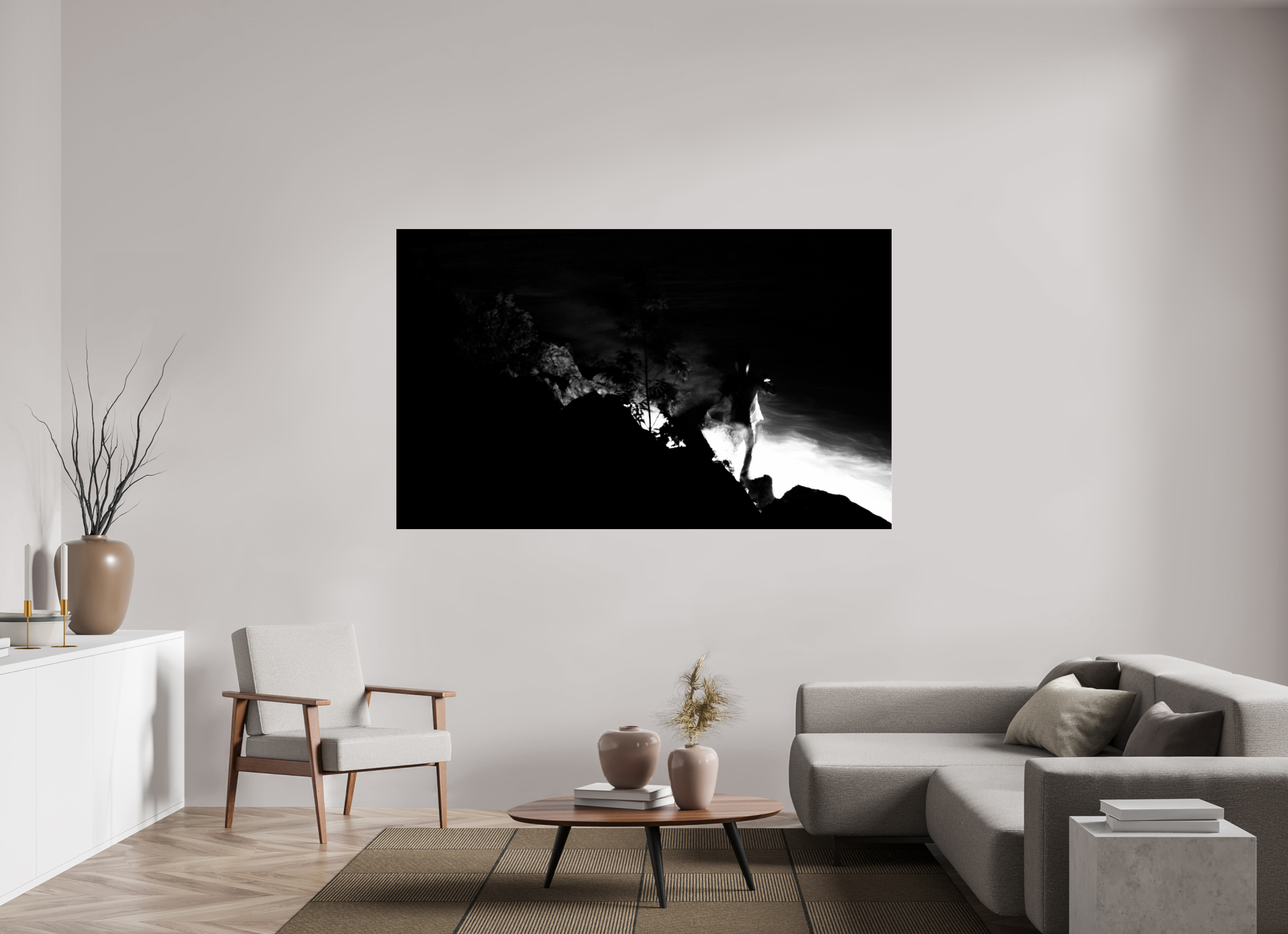 77.6 x 47″, Photo Print Under Acrylic Glass Some Kind Of Spirit World