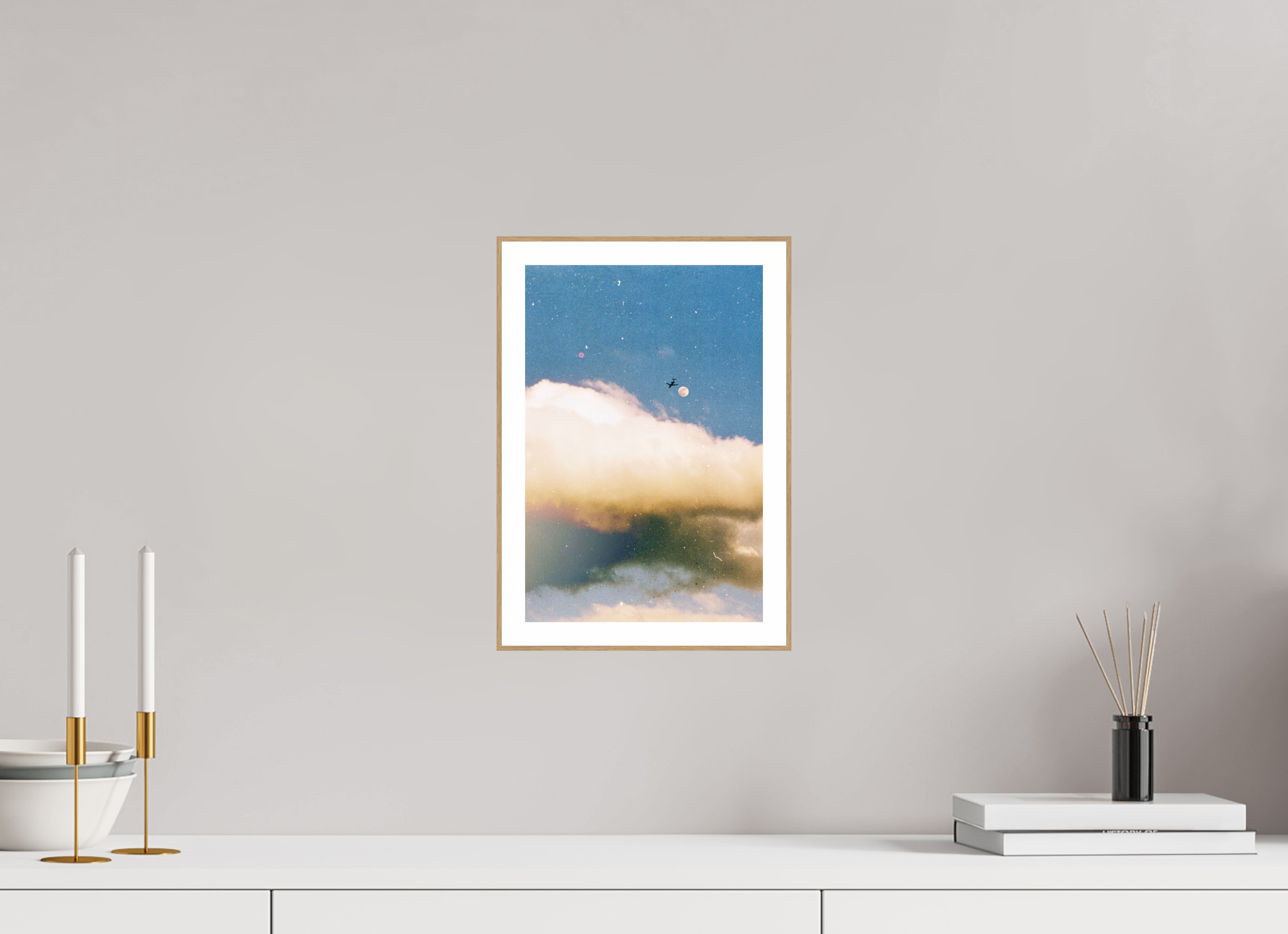 8 x 12″, Solid Wood ArtBox (Oak) Flying