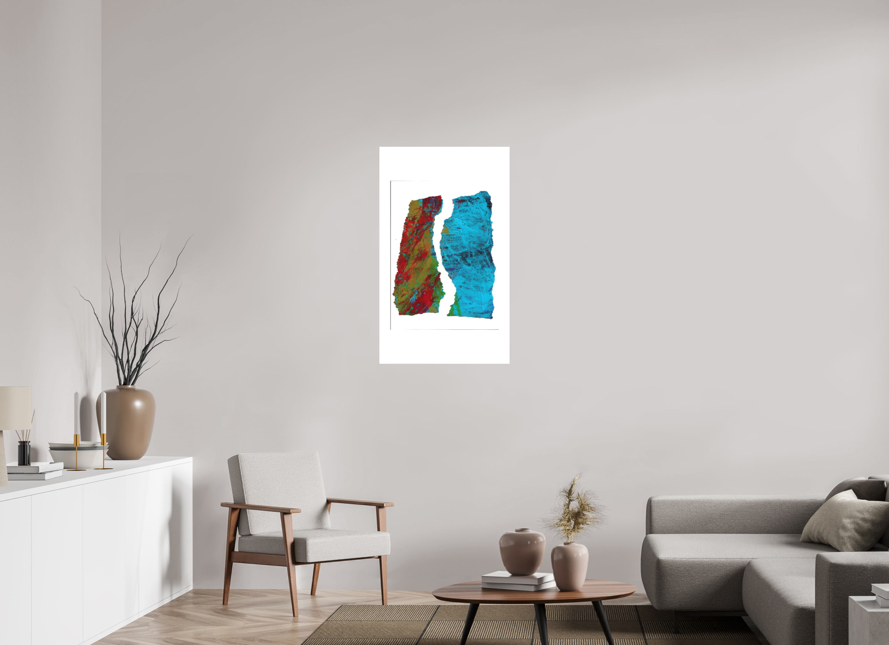 24 x 40″, Direct Print on Forex Earth & Water