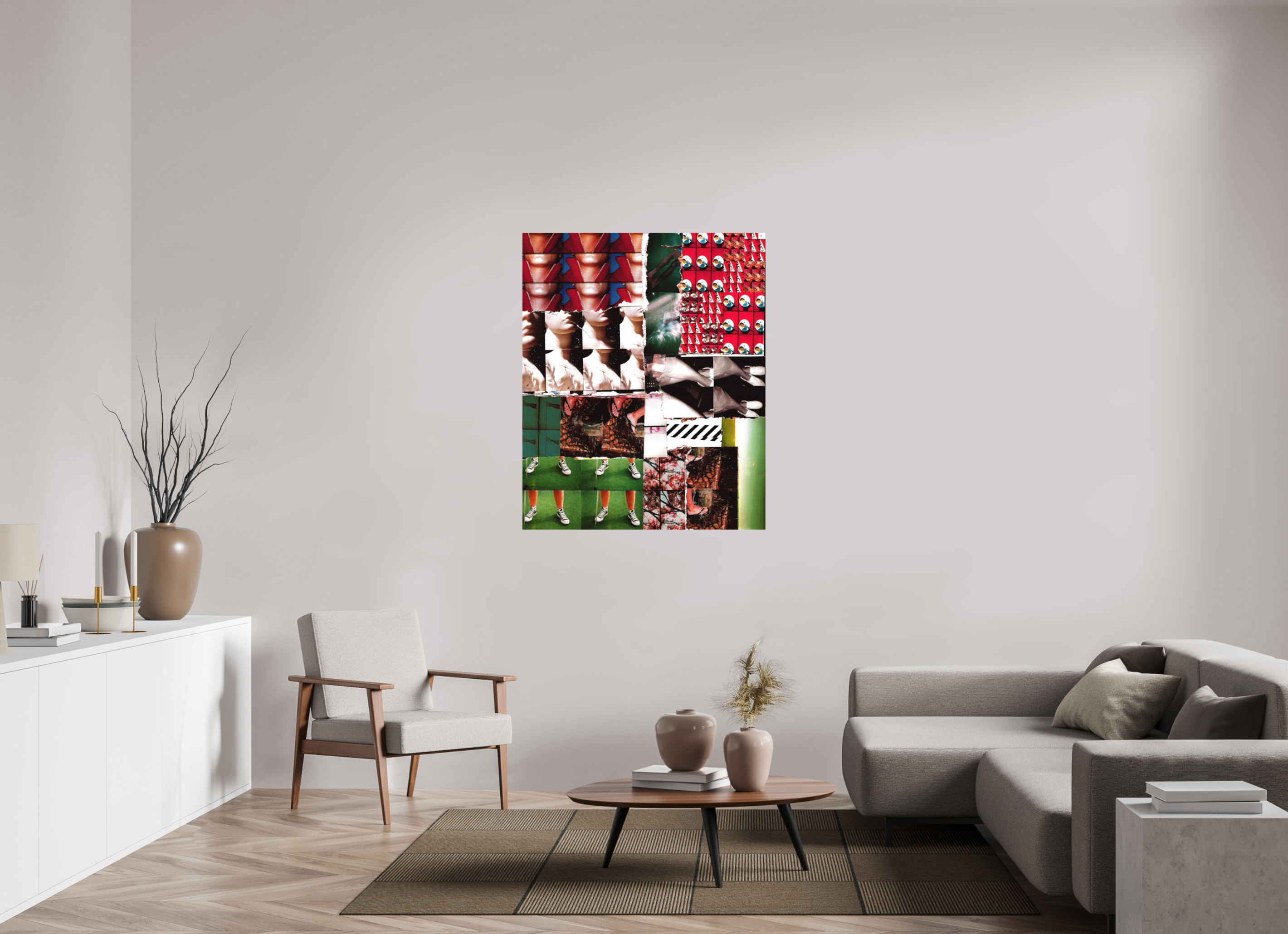 39 x 47.6″, Aluminum Dibond Replication