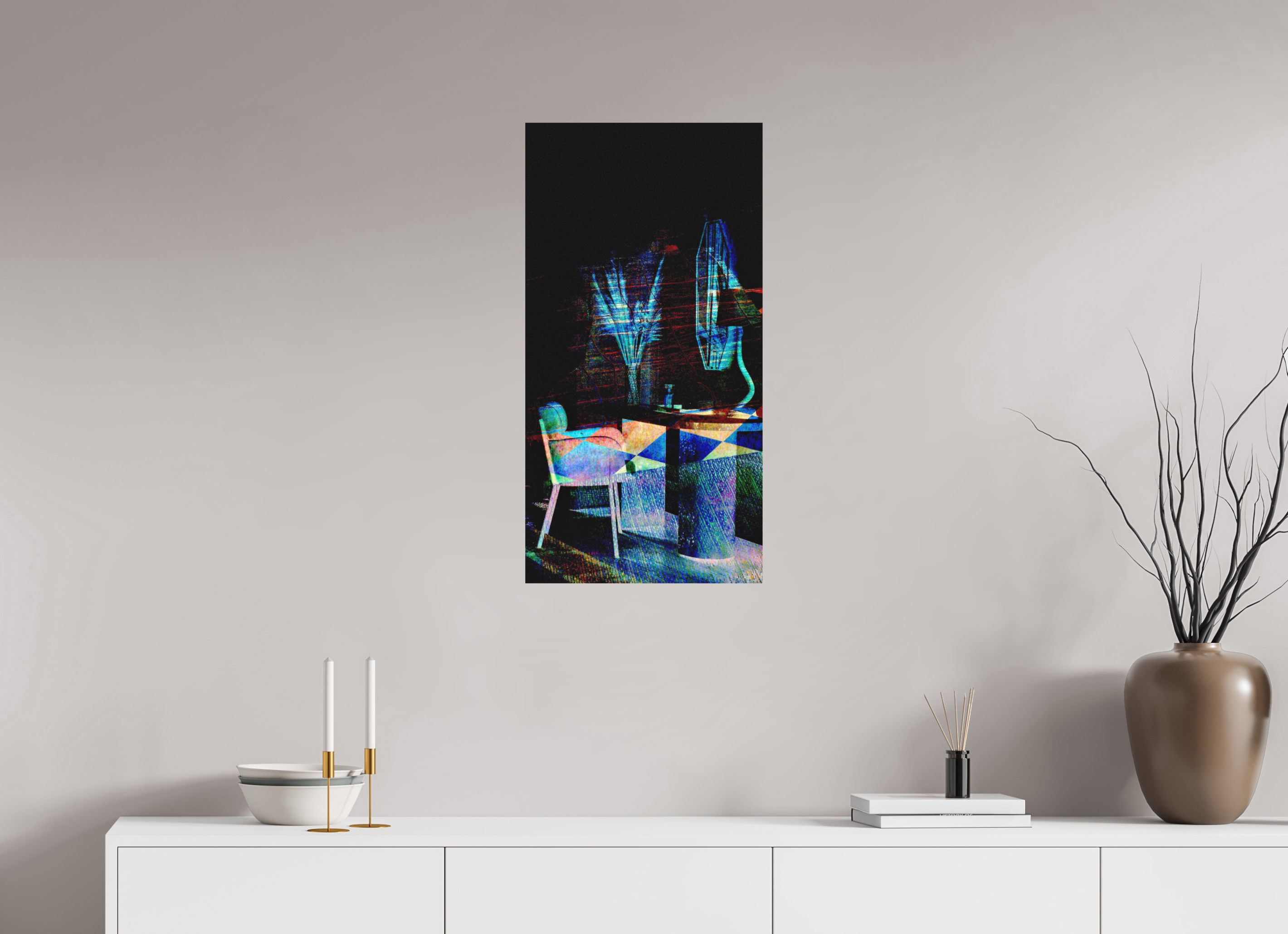 16 x 31″, Aluminum Dibond Vanity