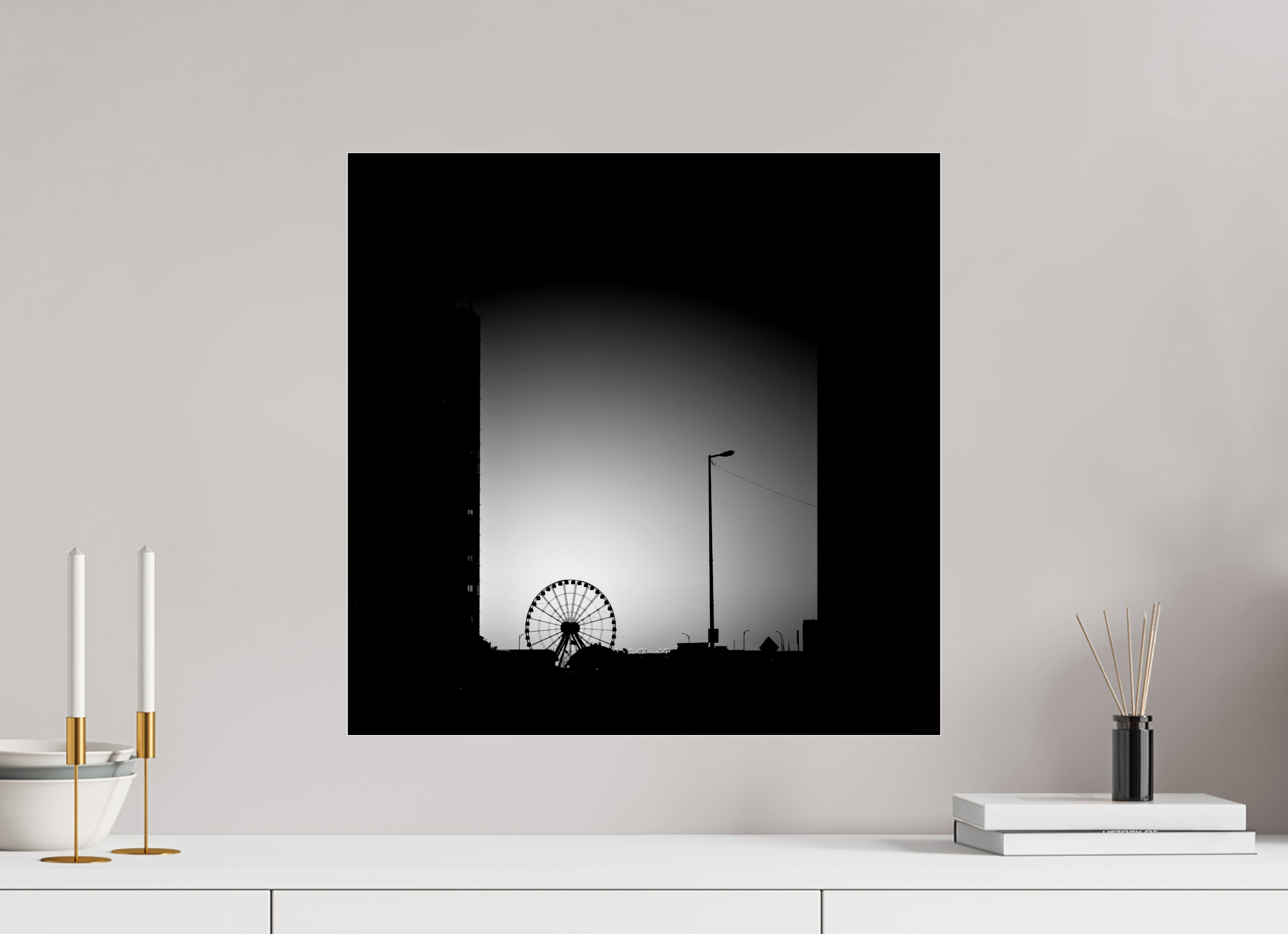 20.4 x 20″, Photo Print Under Acrylic Glass Navy Pier