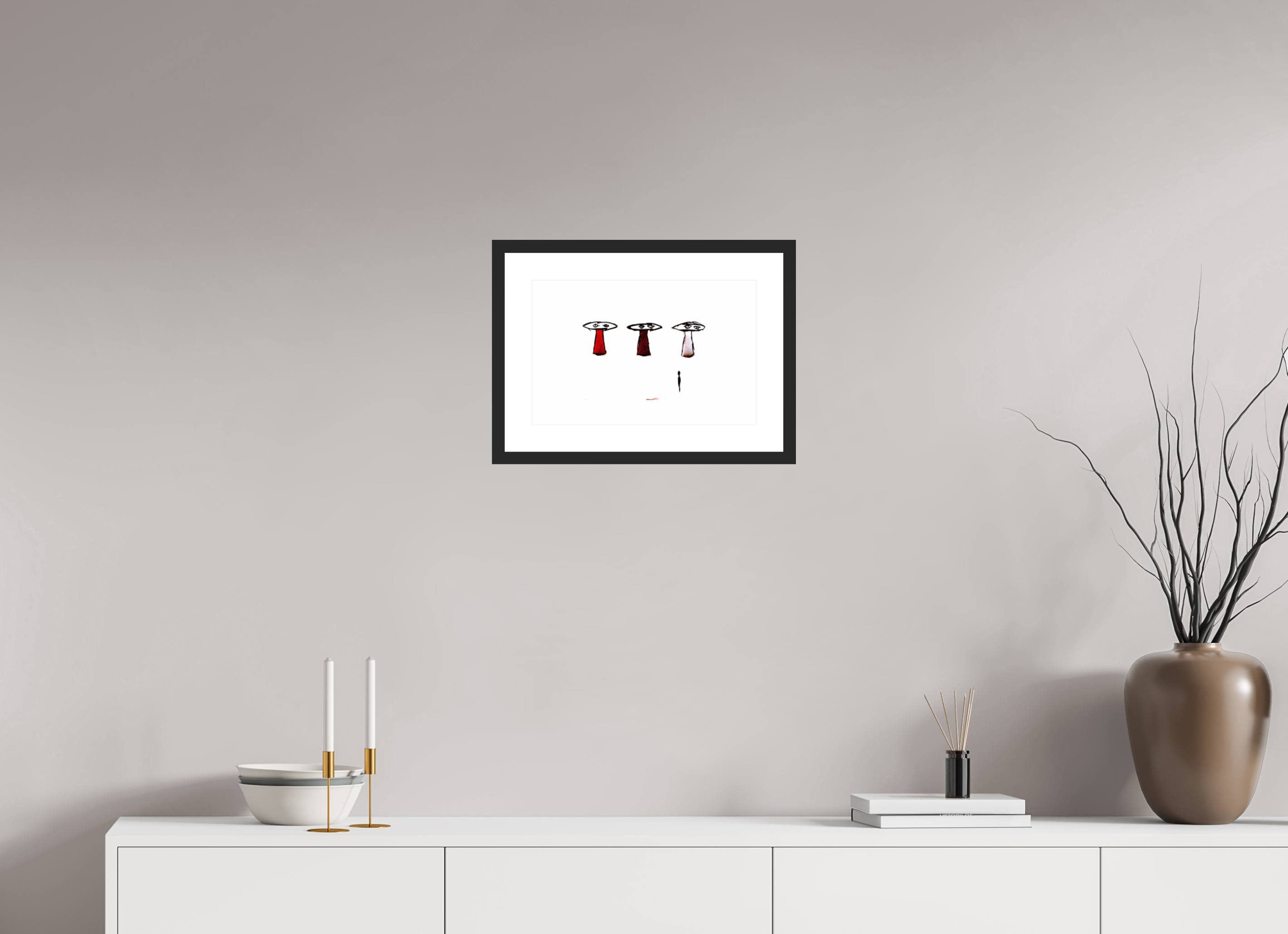 15.3 x 10″, Fuji Crystal Archive Print Framed (Black) Powers