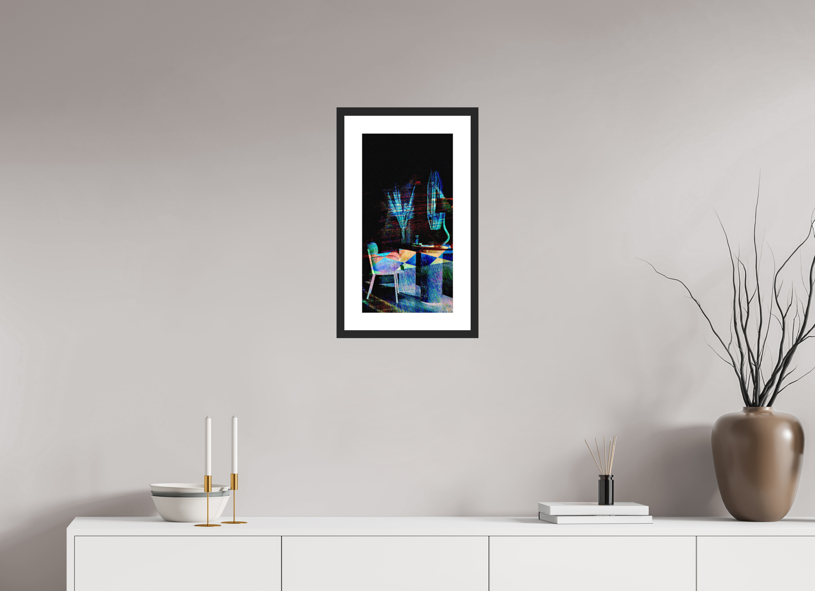 10 x 19.4″, Fuji Crystal Archive Print Framed (Black) Vanity