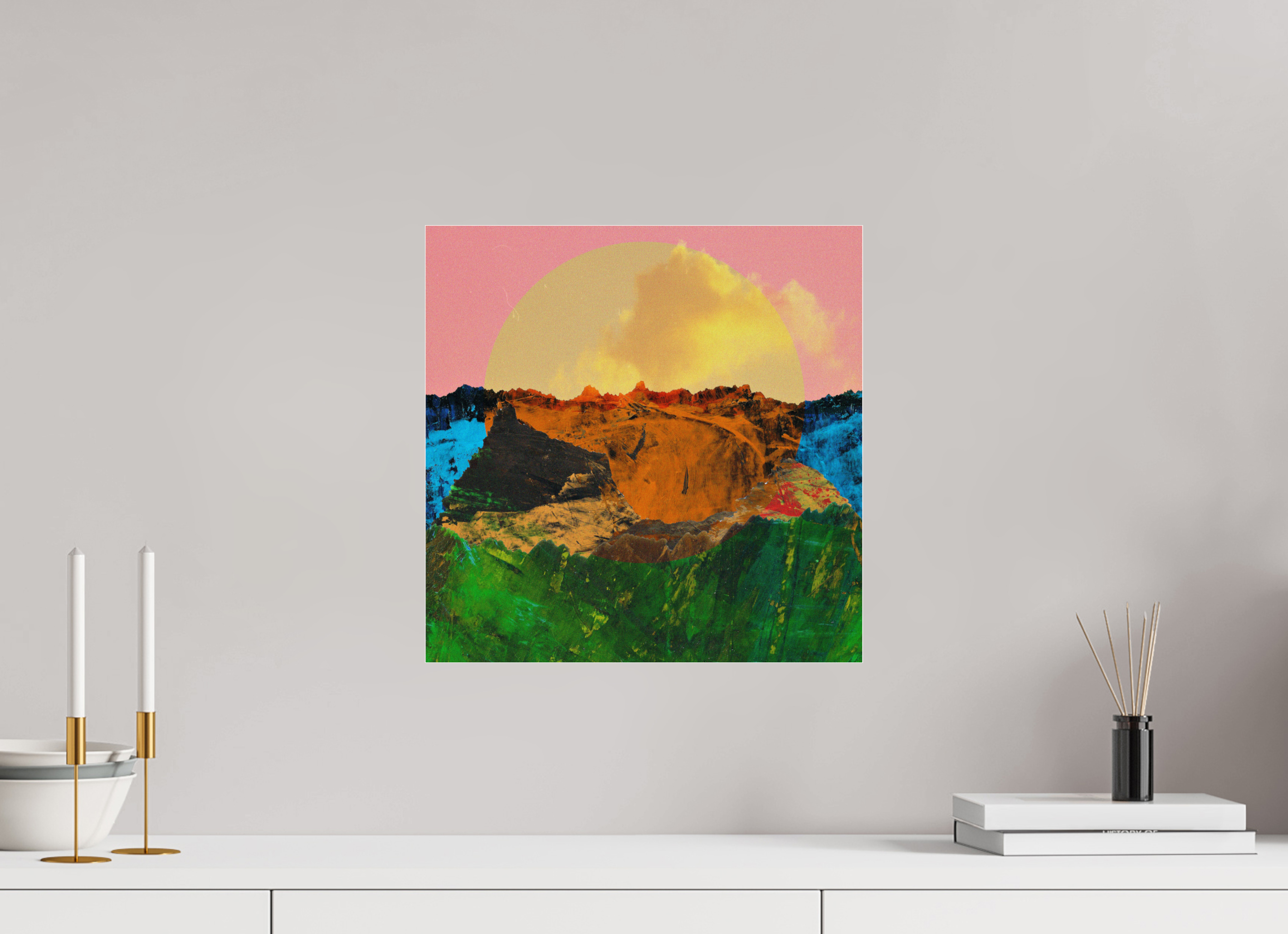 15 x 15″, Photo Print Under Acrylic Glass Canyons