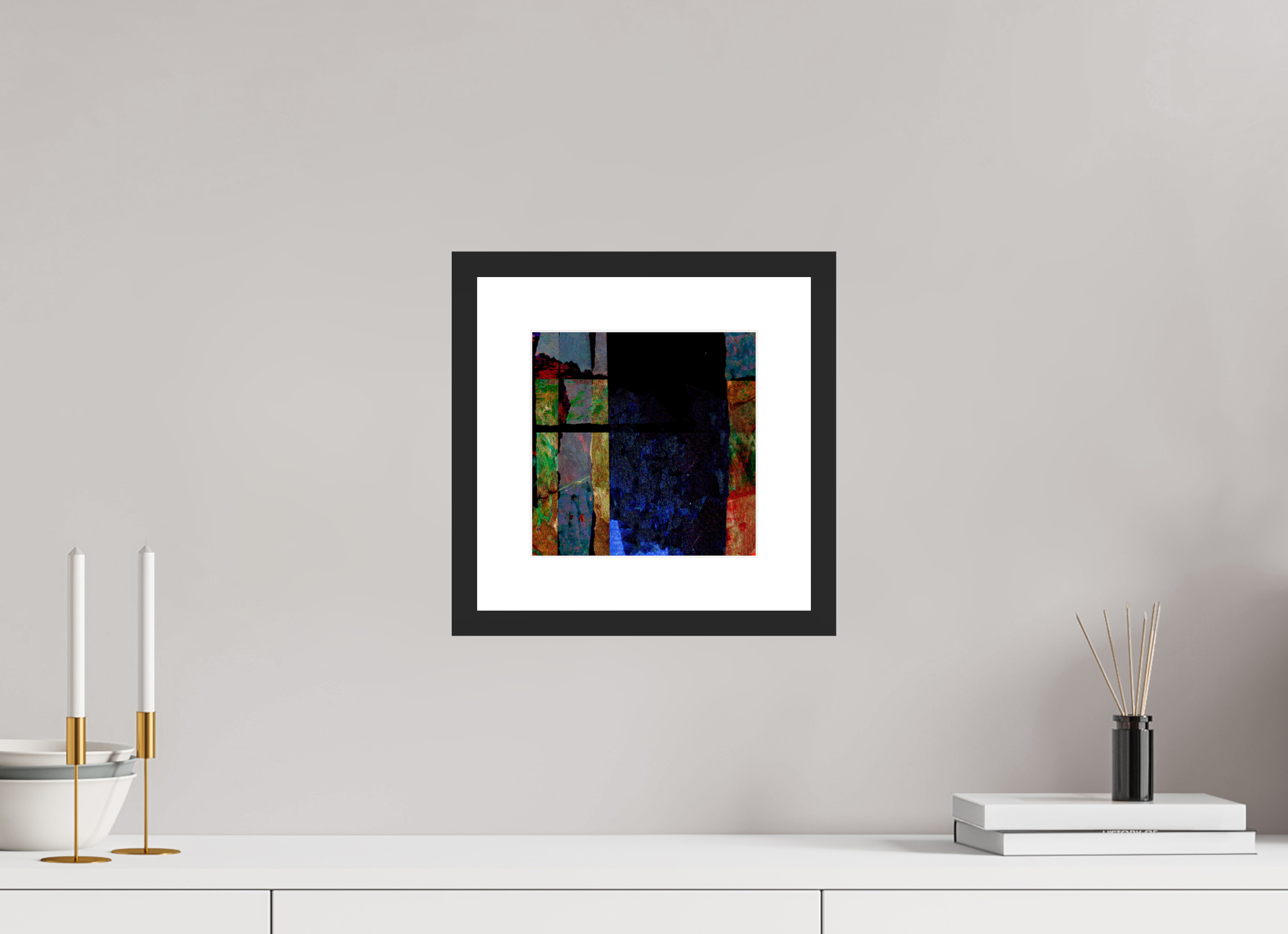 8 x 8″, Fuji Crystal Archive Print Framed (Black) Earth