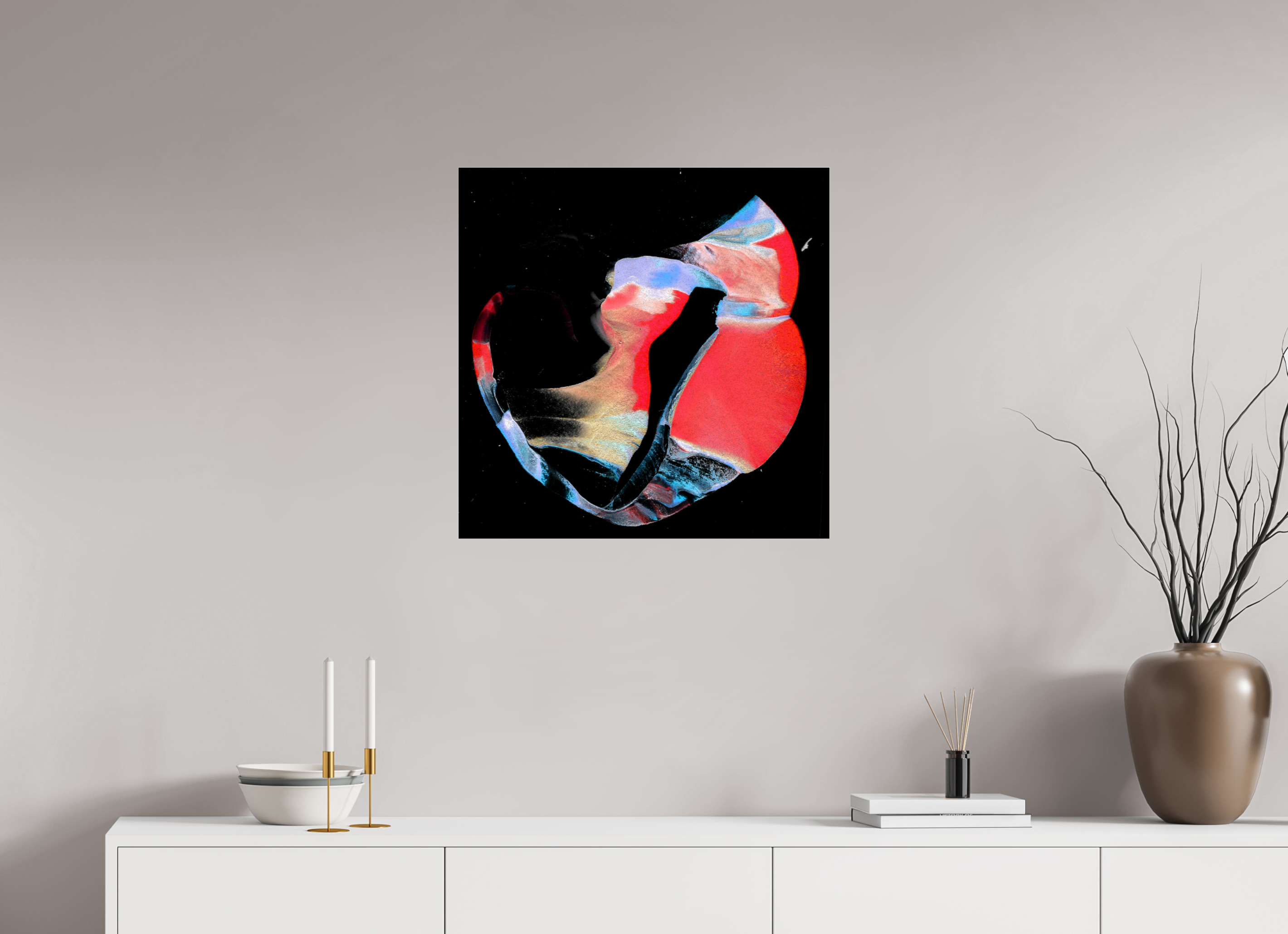 25 x 25″, Photo Print Under Acrylic Glass Sands Of Times