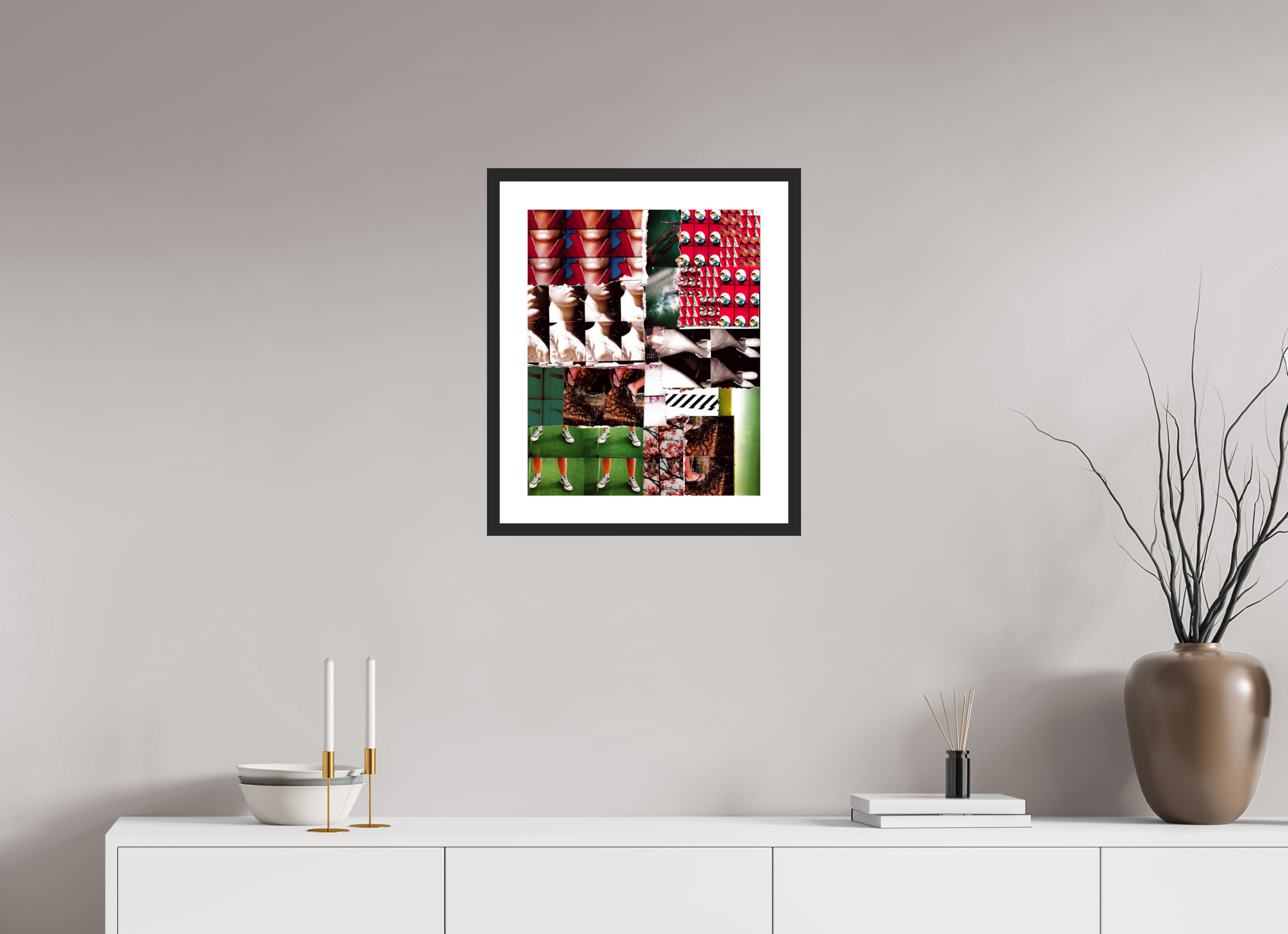 16 x 19.6″, Fuji Crystal Archive Print Framed (Black) Replication