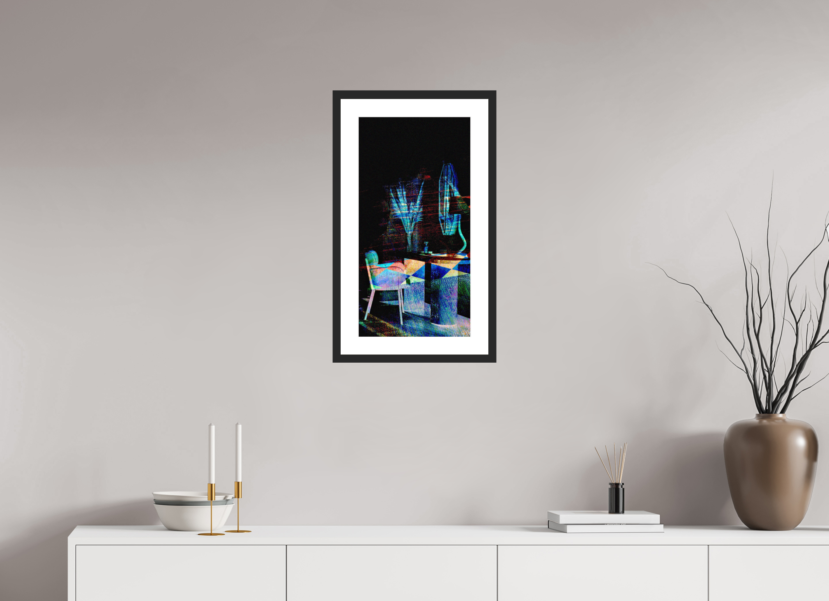 12 x 23.3″, Fuji Crystal Archive Print Framed (Black) Vanity
