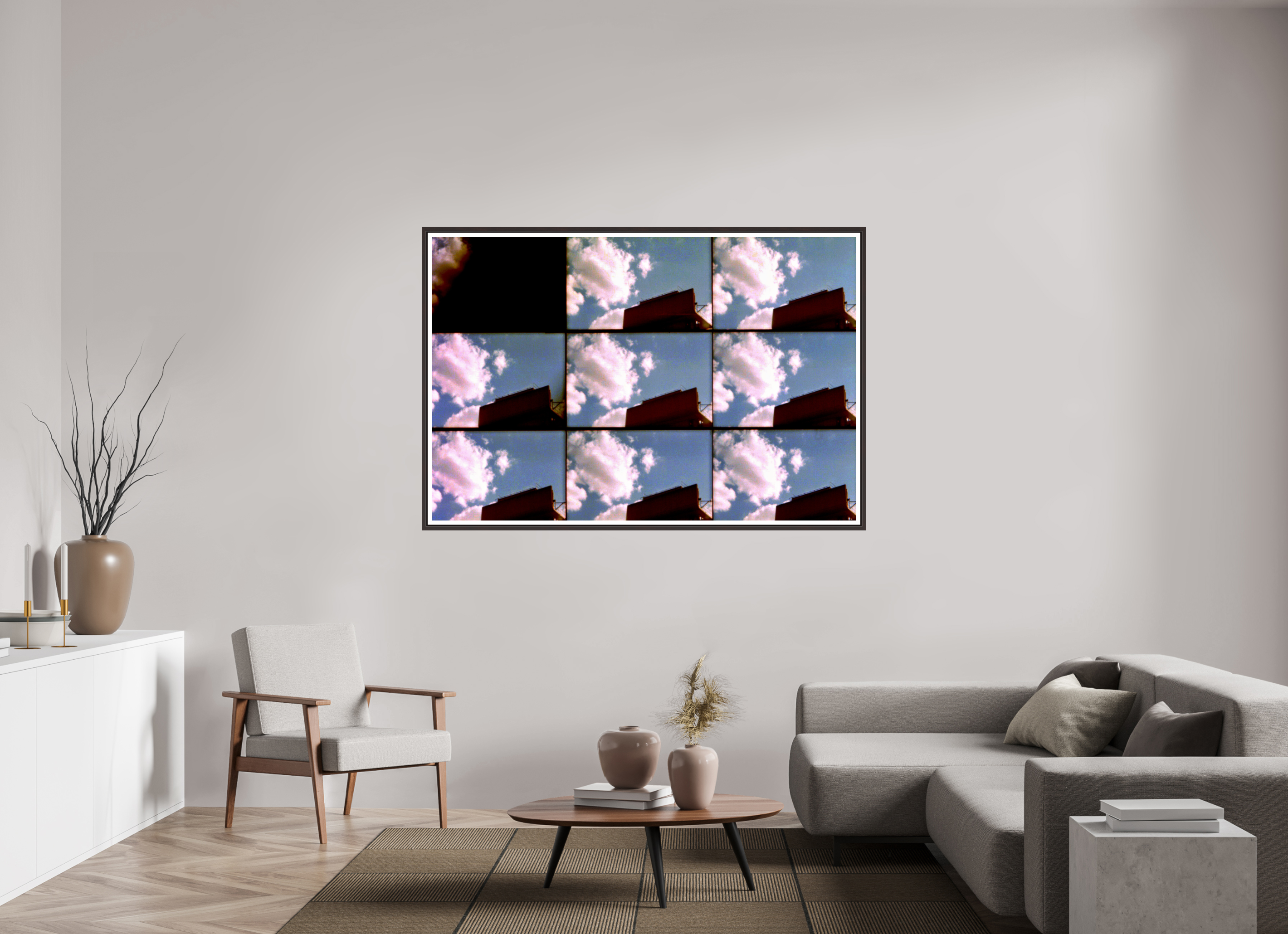 66 x 44″, Floater Frame (Alder Brown) Buy & Sell