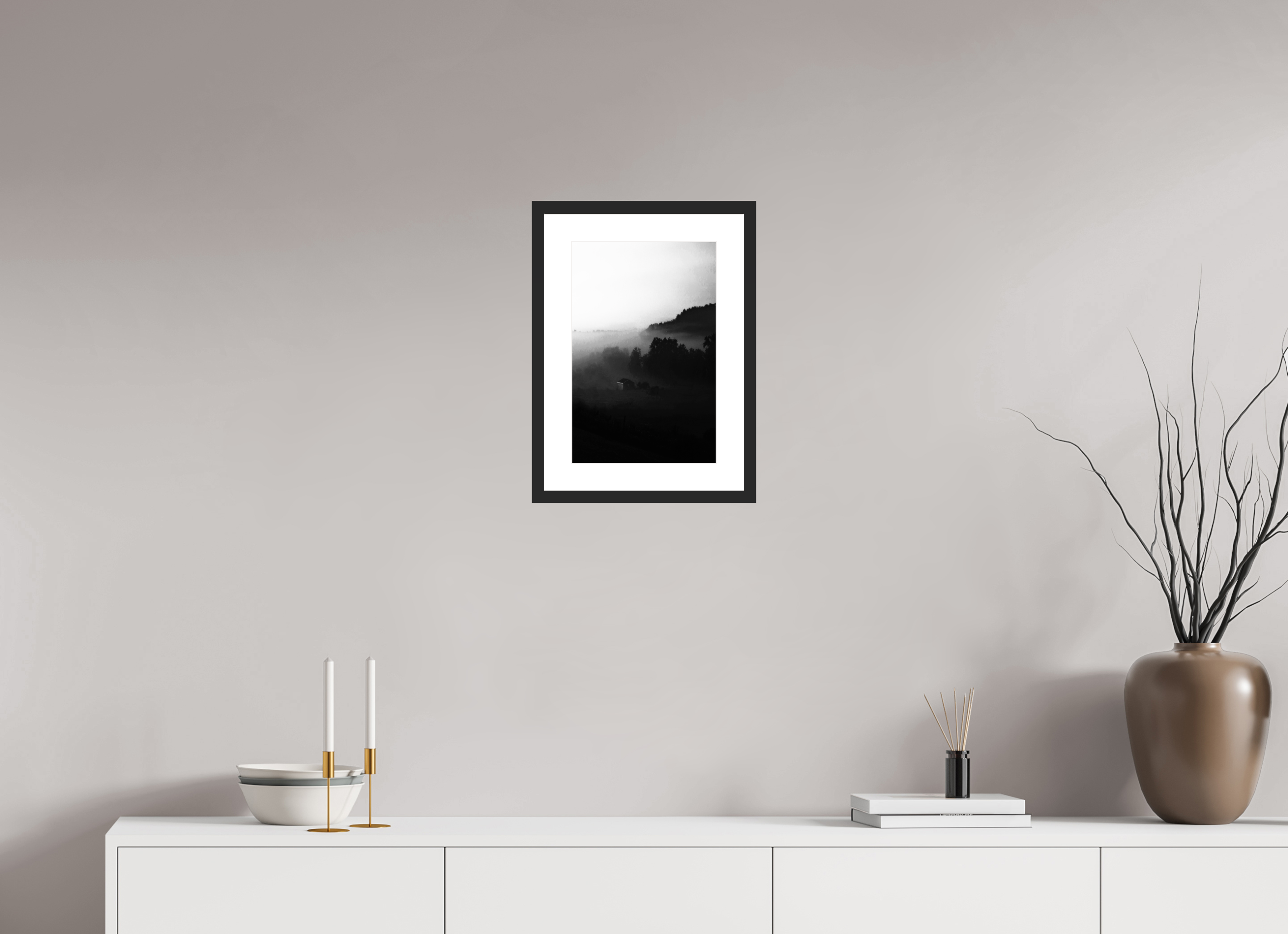 10 x 15.2″, Fuji Crystal Archive Print Framed (Black) New Camping