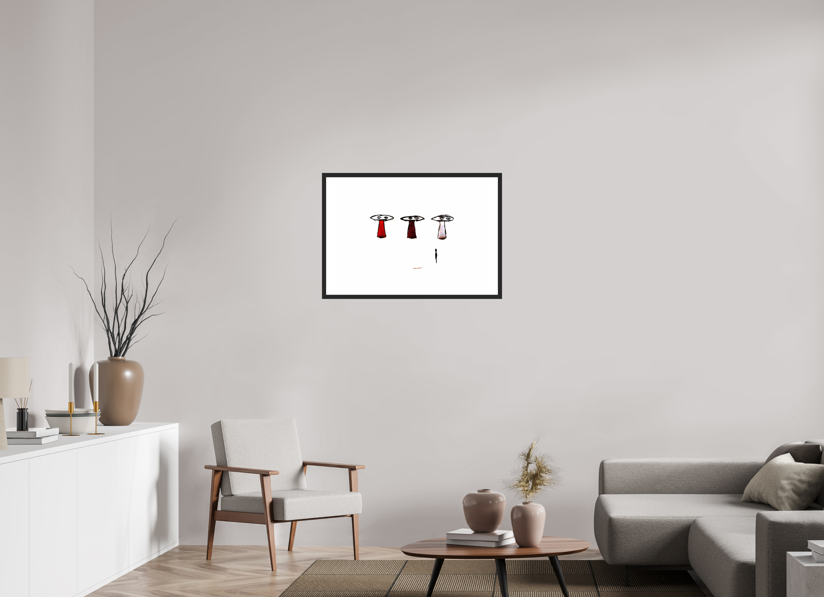30.7 x 20″, Fuji Crystal Archive Print Framed (Black) Powers