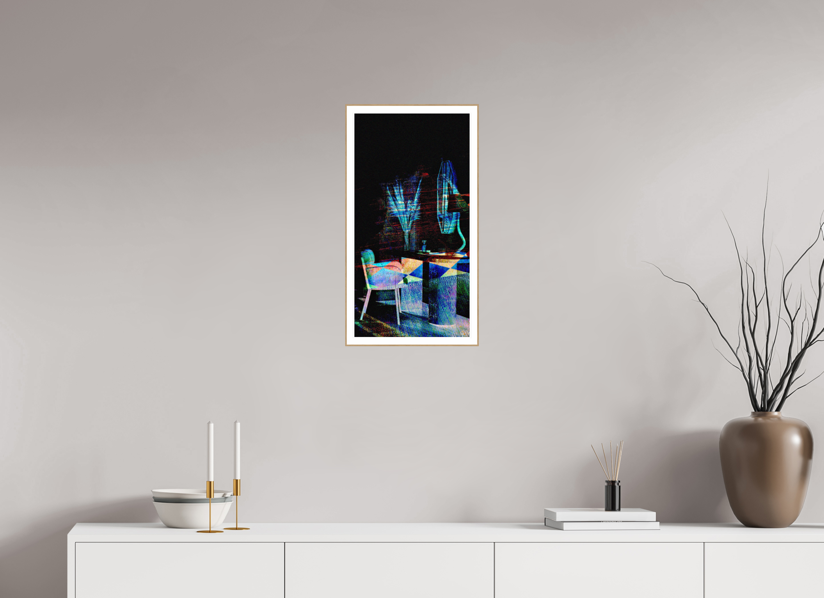 12 x 23.3″, Solid Wood ArtBox (Oak) Vanity