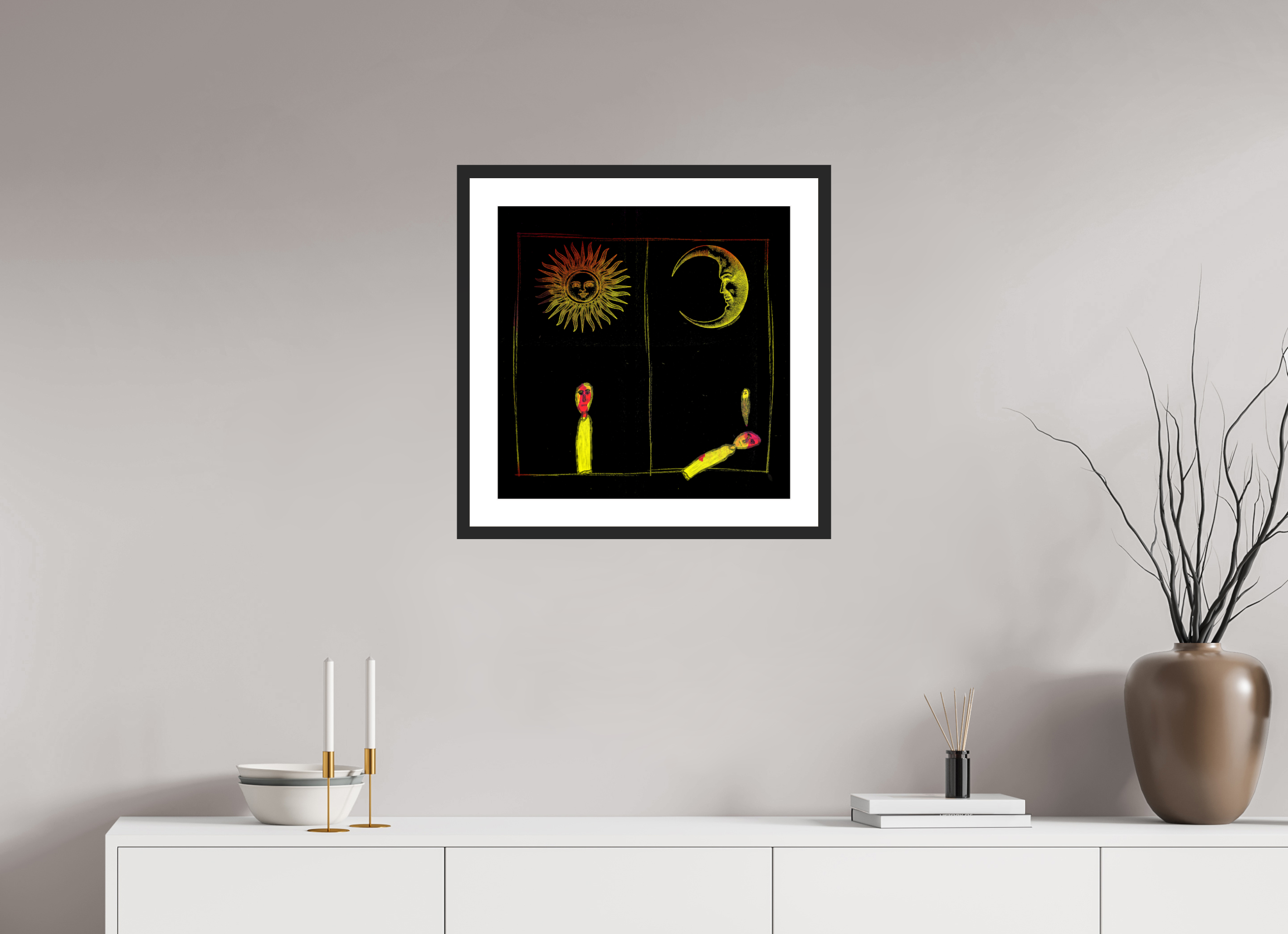 20 x 20″, Fuji Crystal Archive Print Framed (Black) Life Cycle