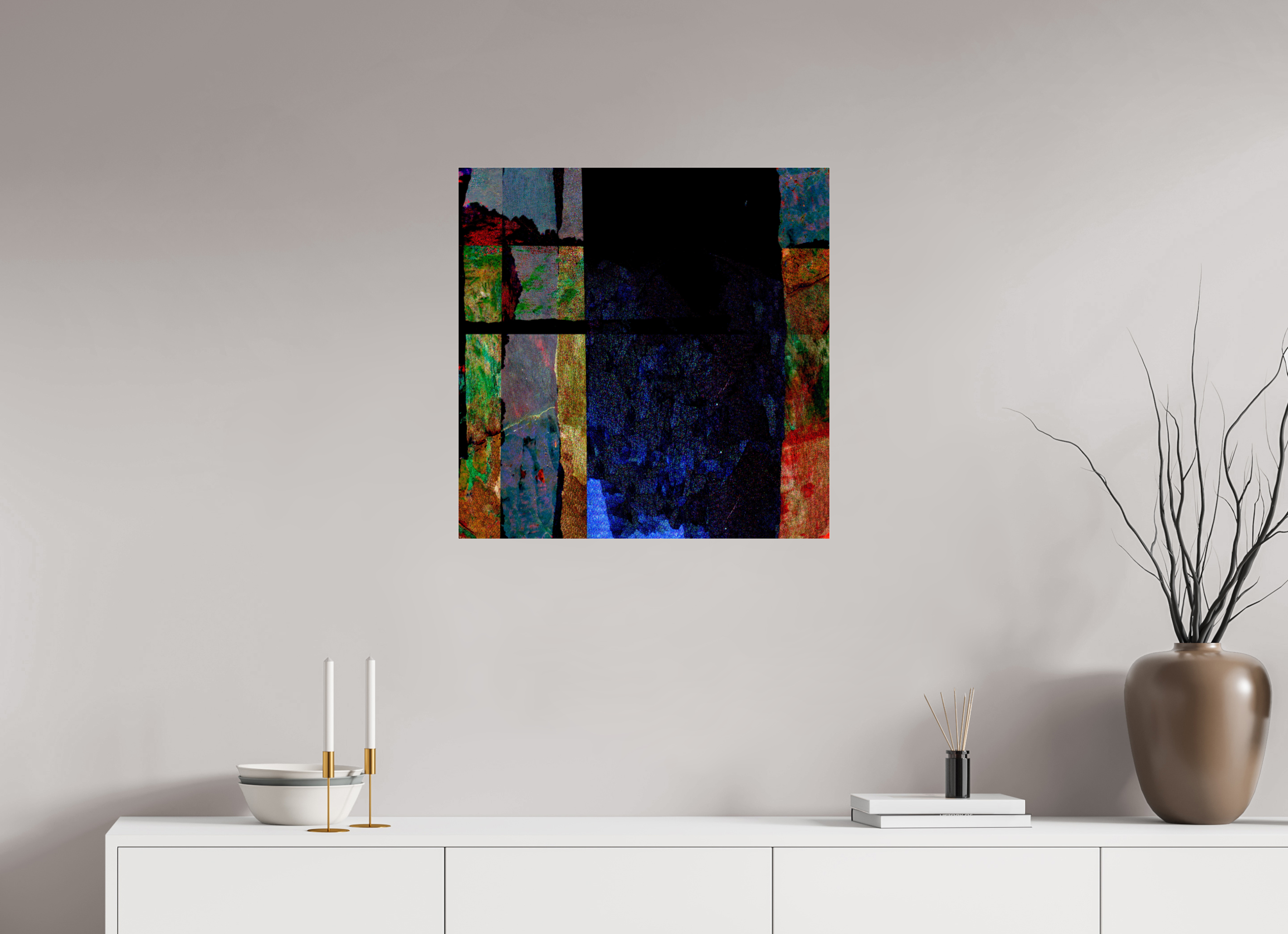 25 x 25″, Photo Print Under Acrylic Glass Earth