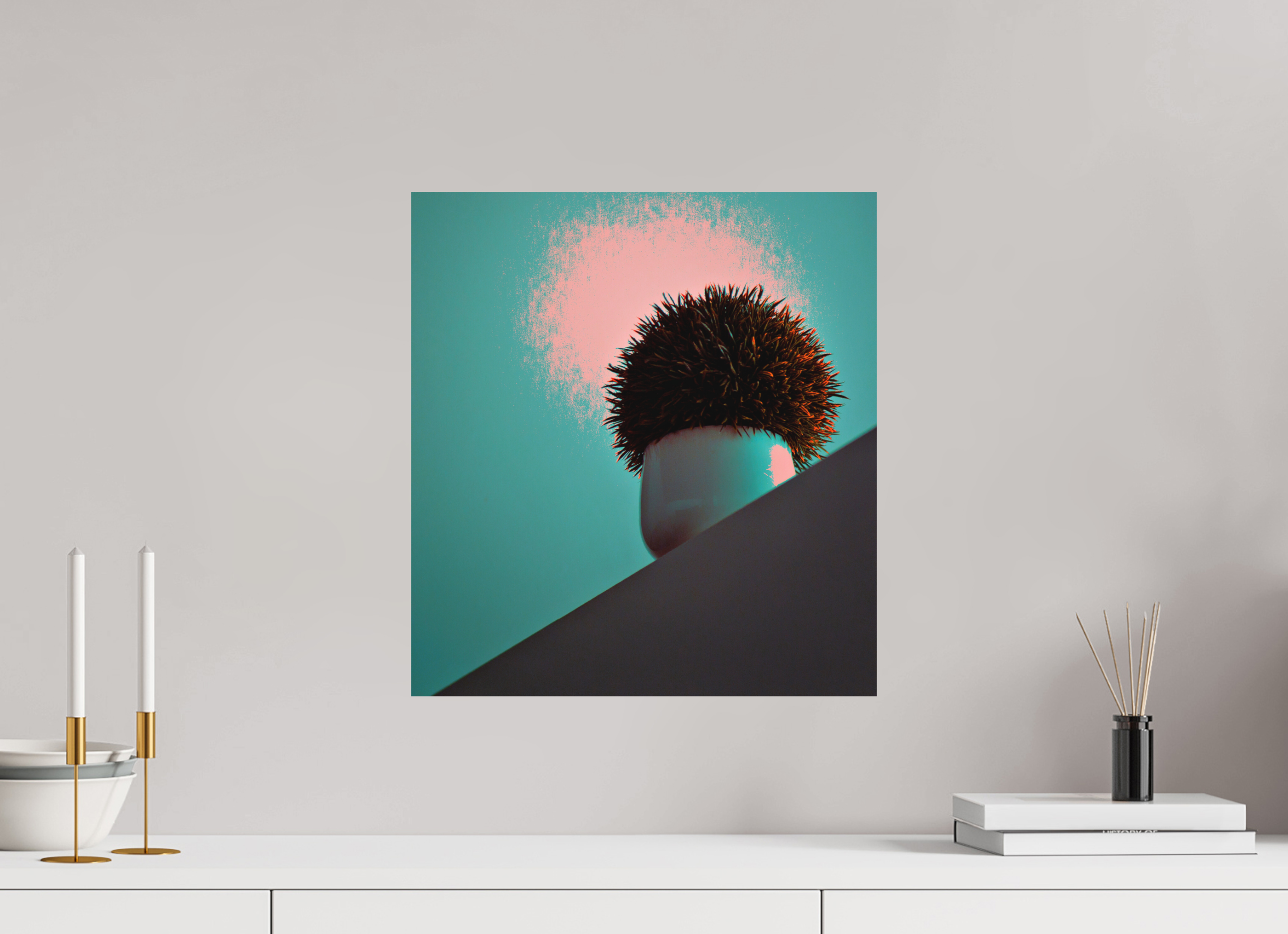 16 x 17.3″, Direct Print on Forex Fake Plants