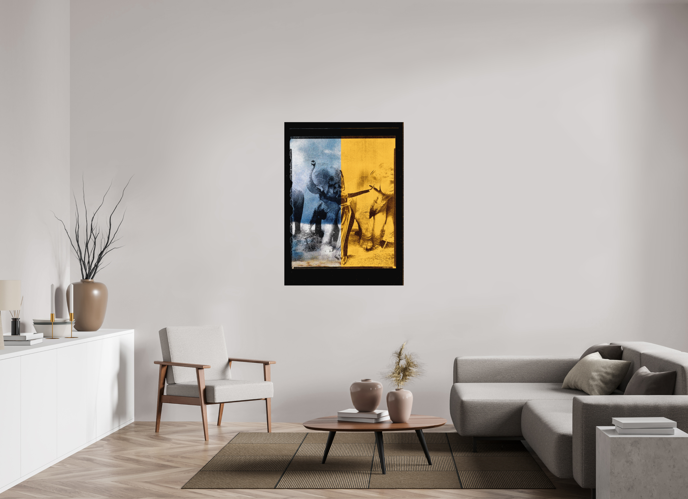 36 x 49.3″, Fine Art Print Tusko