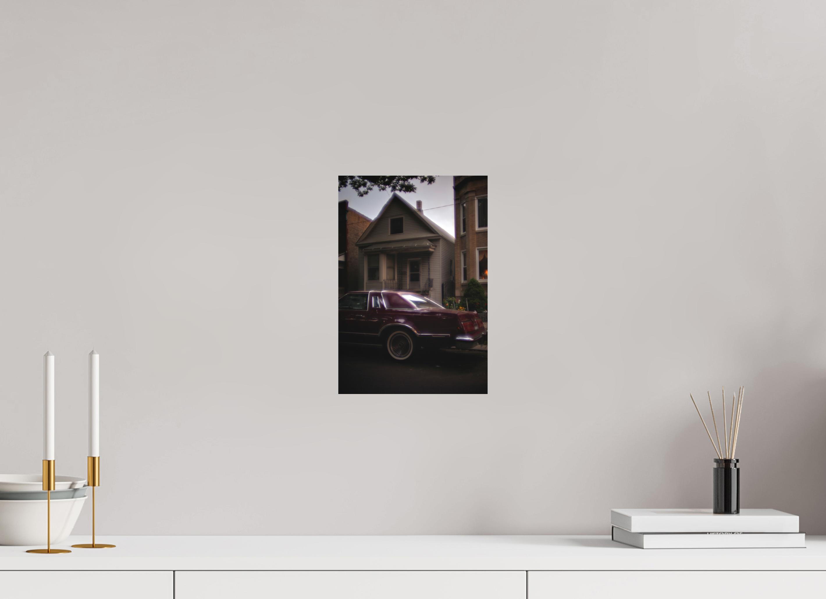 8 x 11.7″, Aluminum Dibond 70s Glow
