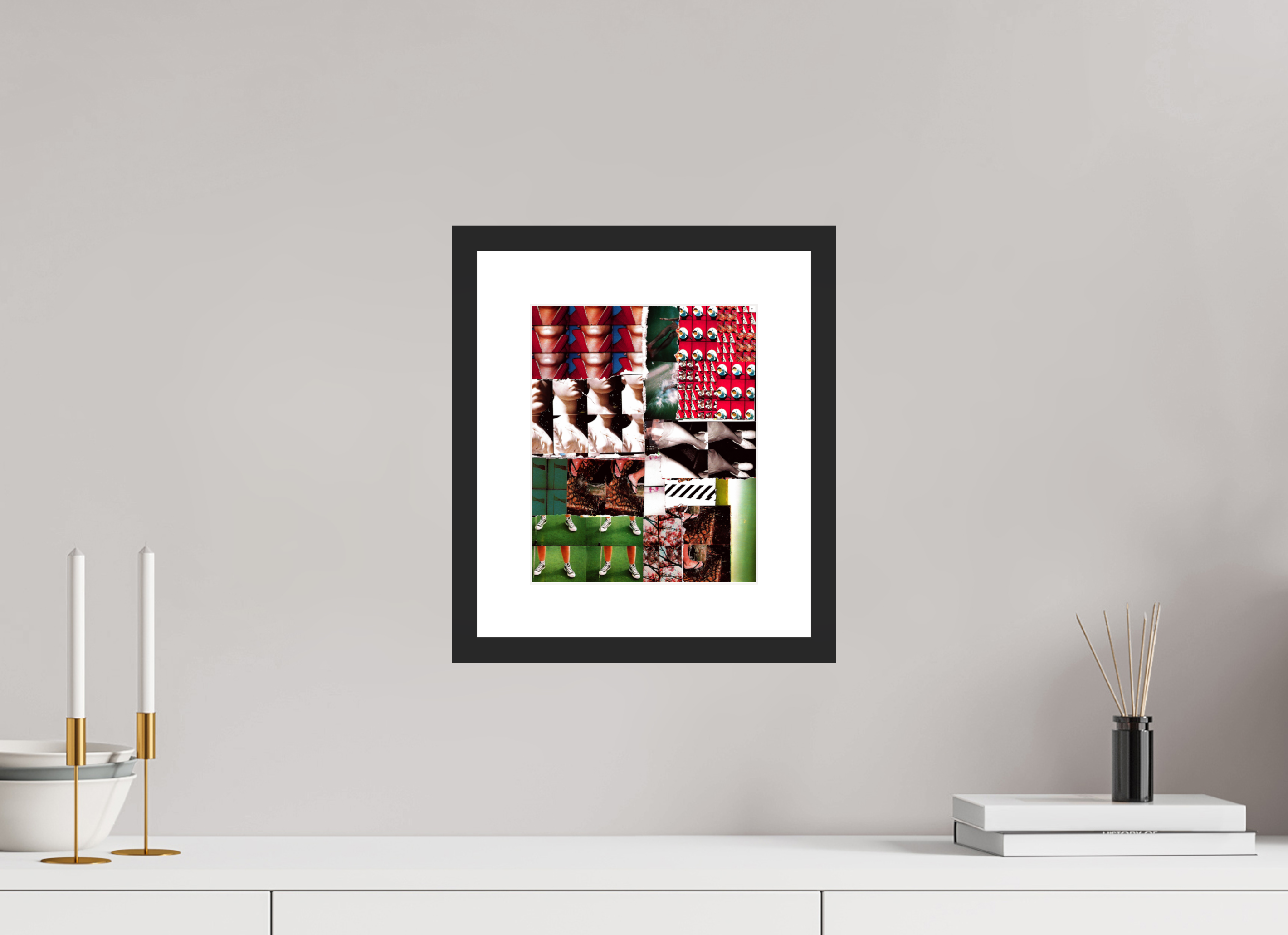 8 x 9.8″, Fuji Crystal Archive Print Framed (Black) Replication