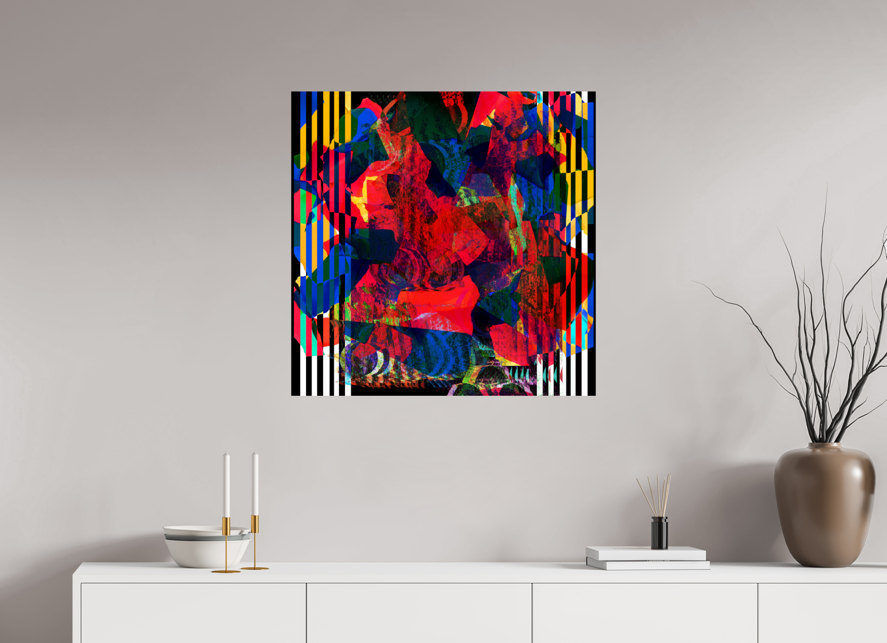 30 x 30″, Fine Art Print Blooms