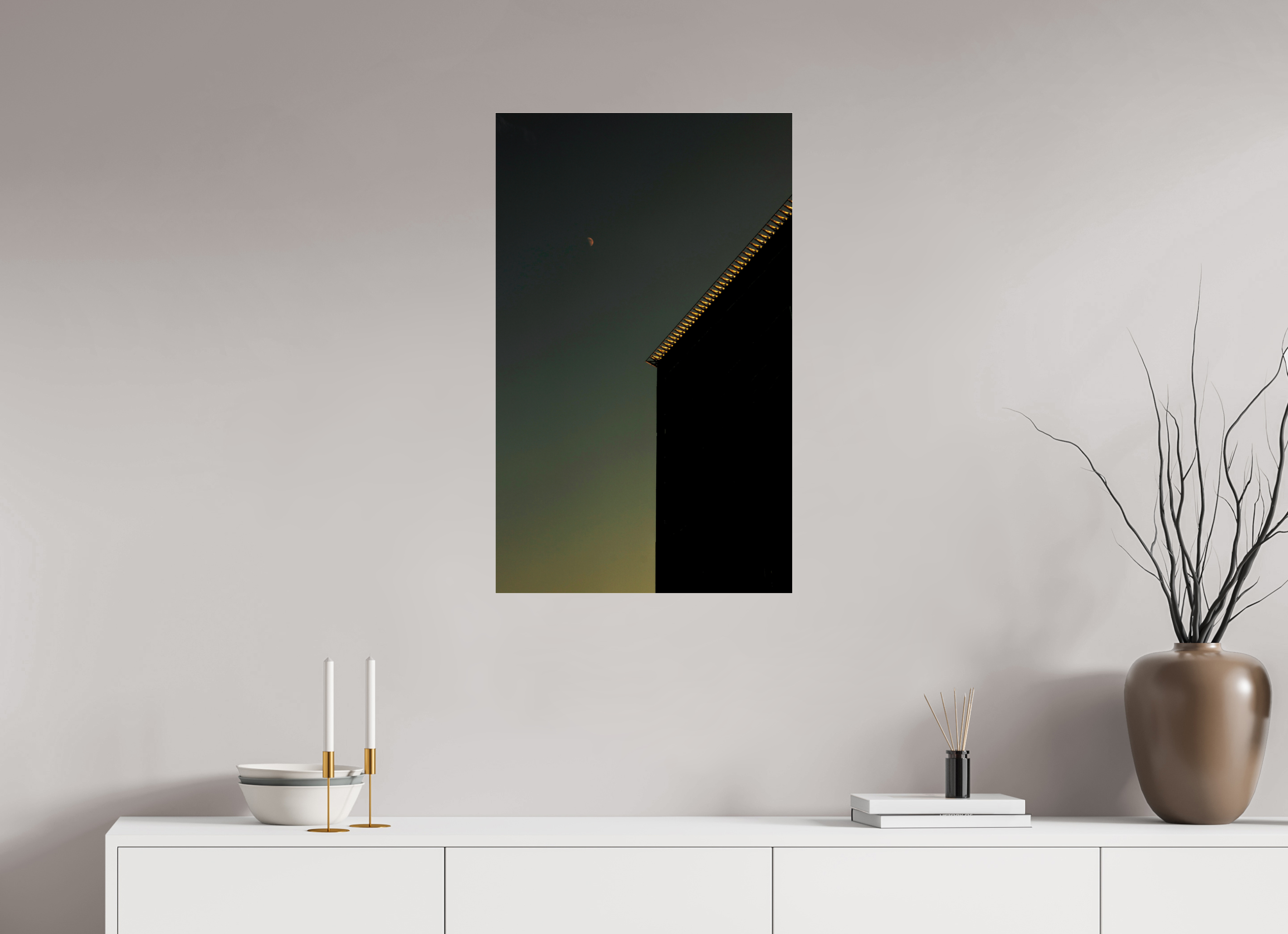20 x 32.4″, Photo Print Under Acrylic Glass Sweet Moon