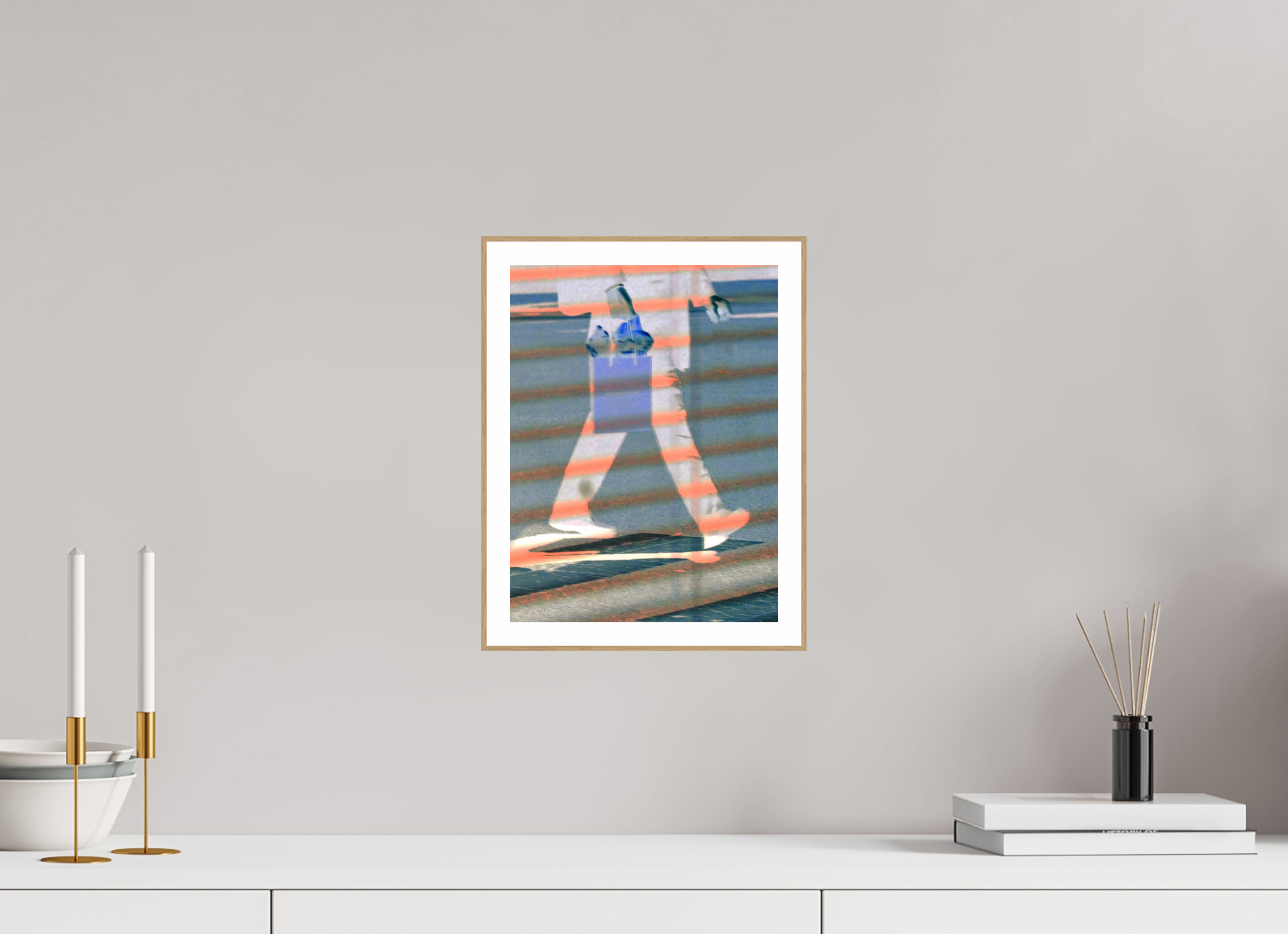 9 x 12″, Solid Wood ArtBox (Oak) Push