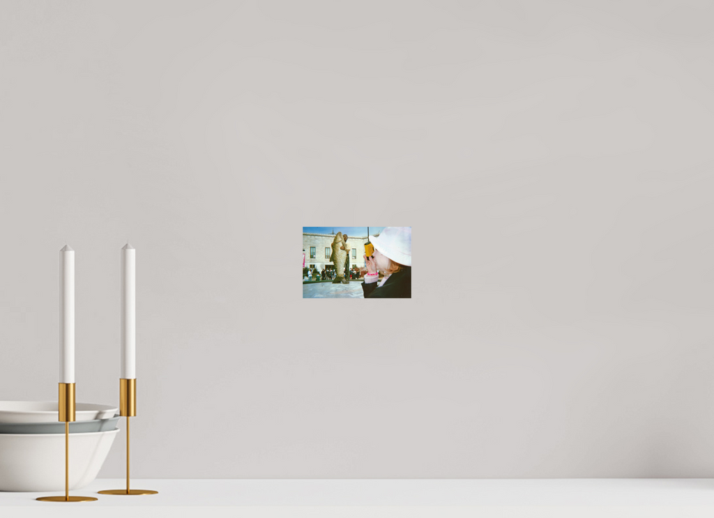 6.1 x 4″, Fine Art Print Hello Fish Man