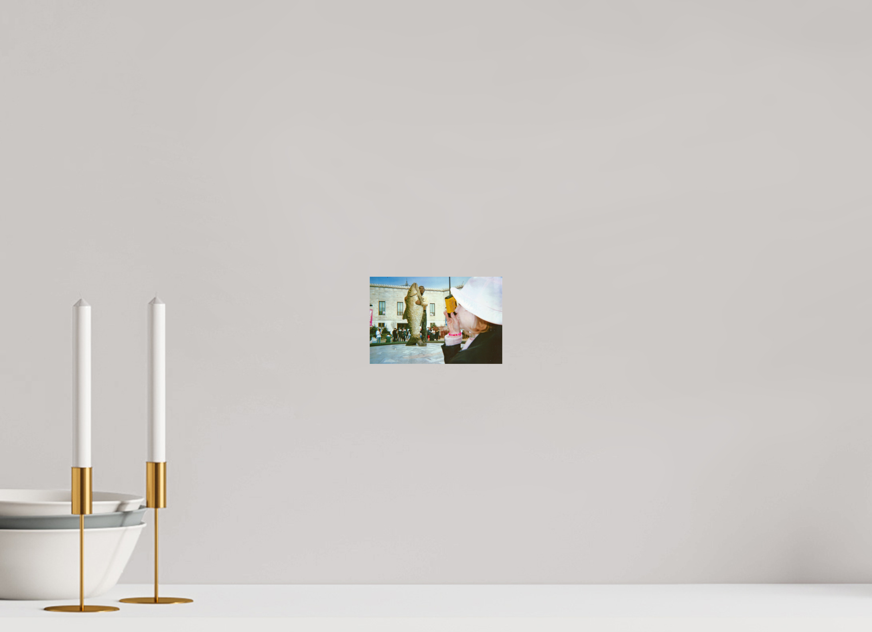 6.1 x 4″, Fine Art Print Hello Fish Man