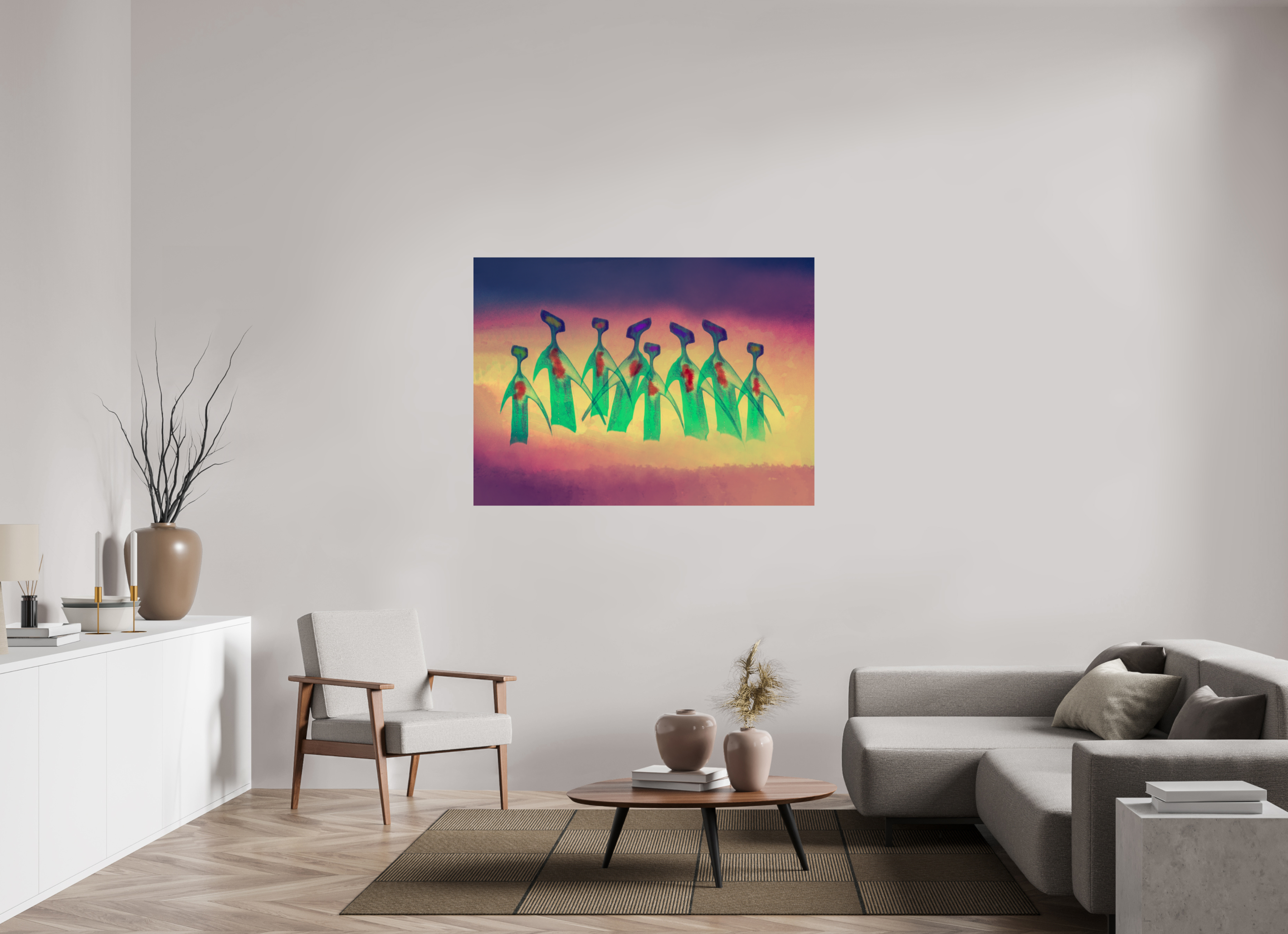 54.9 x 40″, Fine Art Print awe