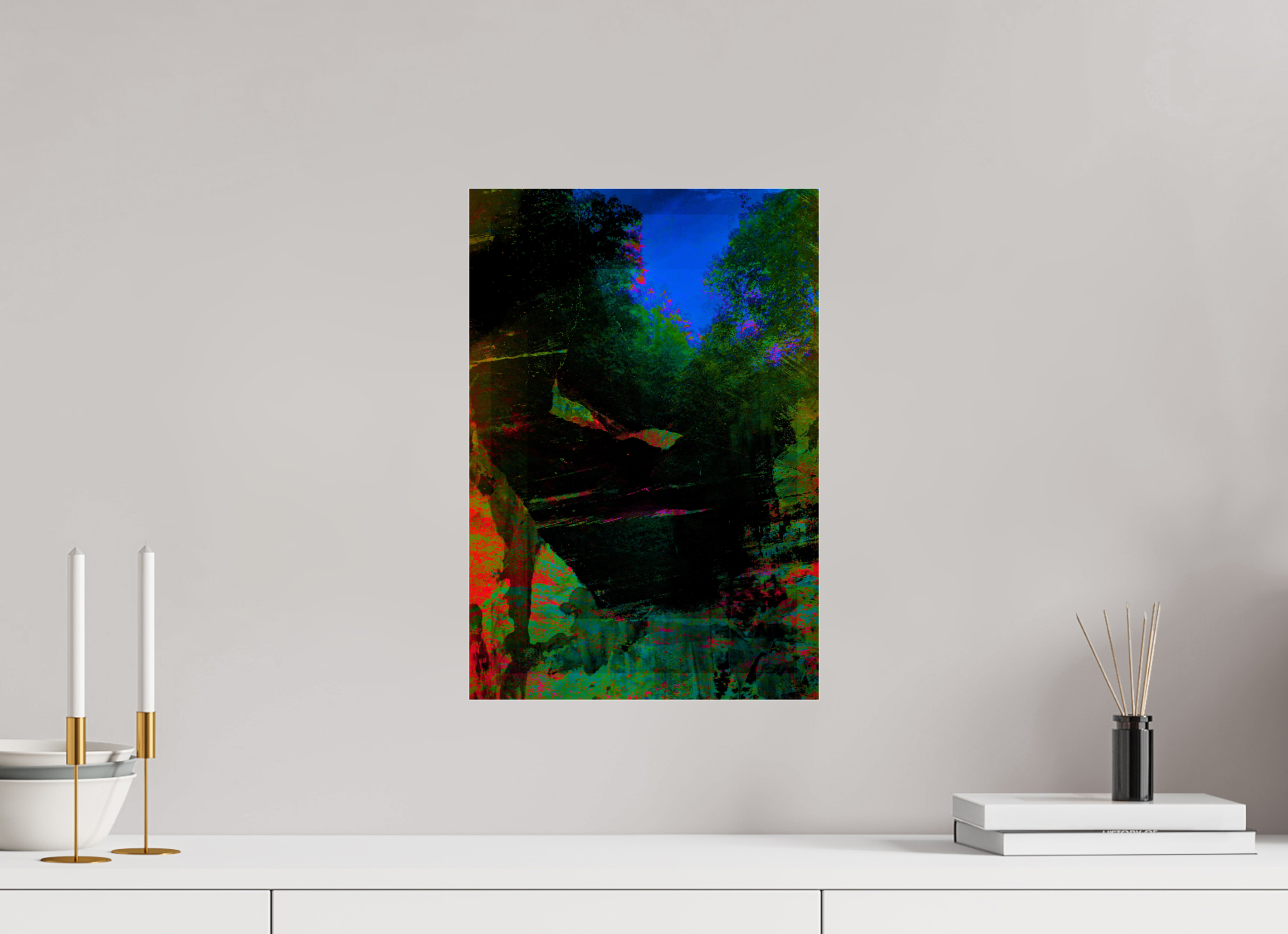 12 x 17.6″, Photo Print Under Acrylic Glass greens