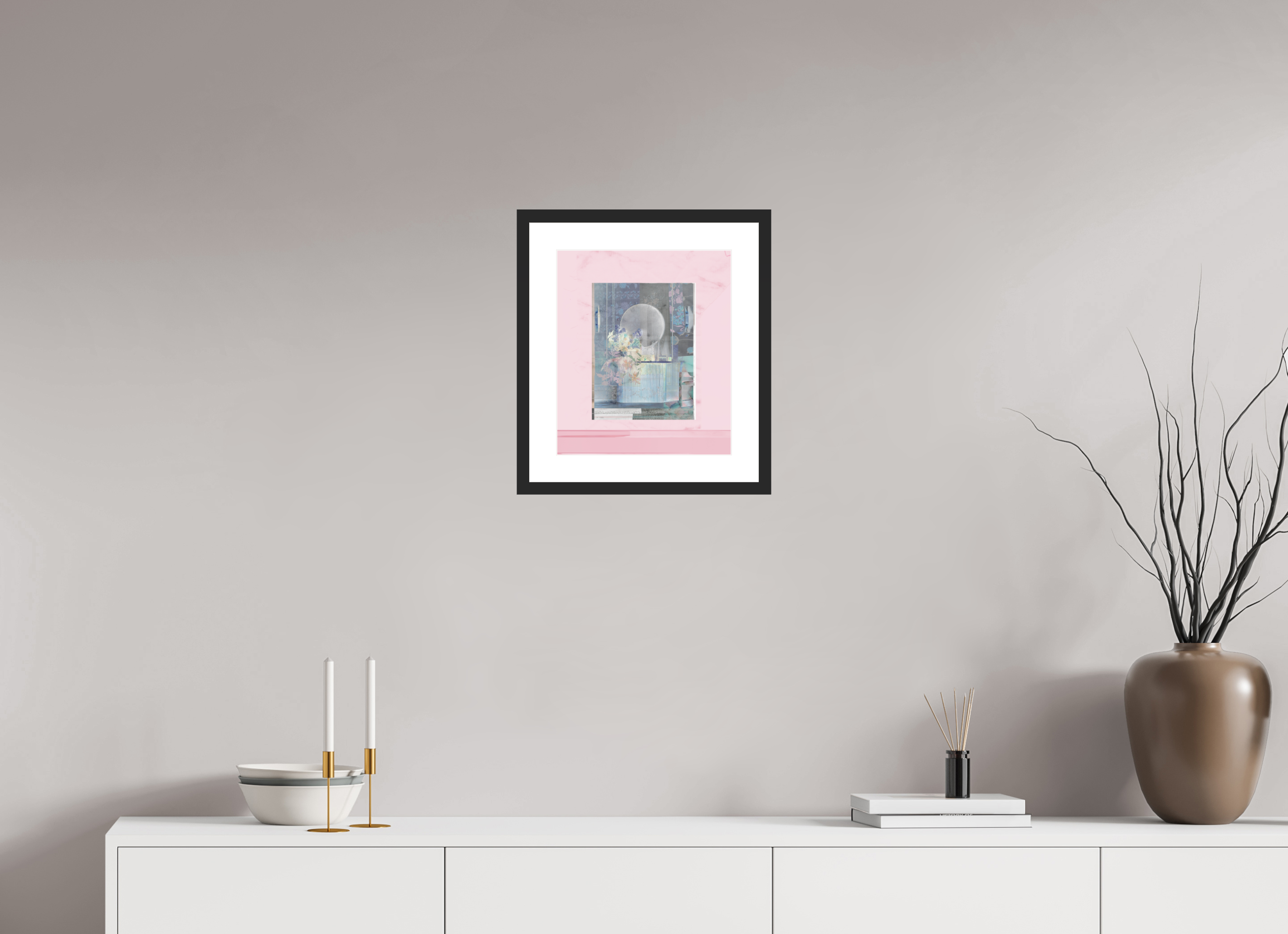 12 x 14.1″, Fuji Crystal Archive Print Framed (Black) Interior Design