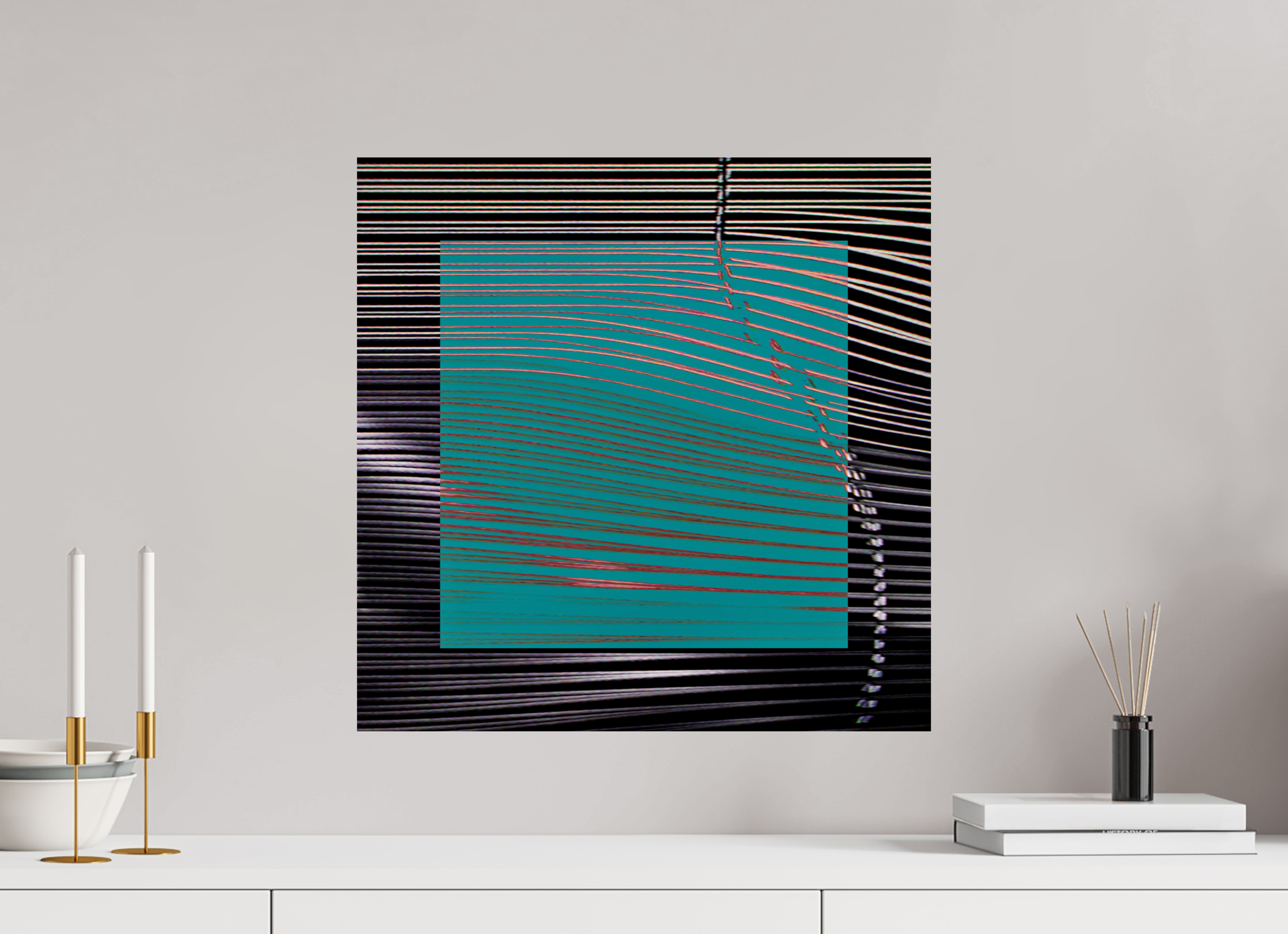 20 x 20″, Fine Art Print New Wave