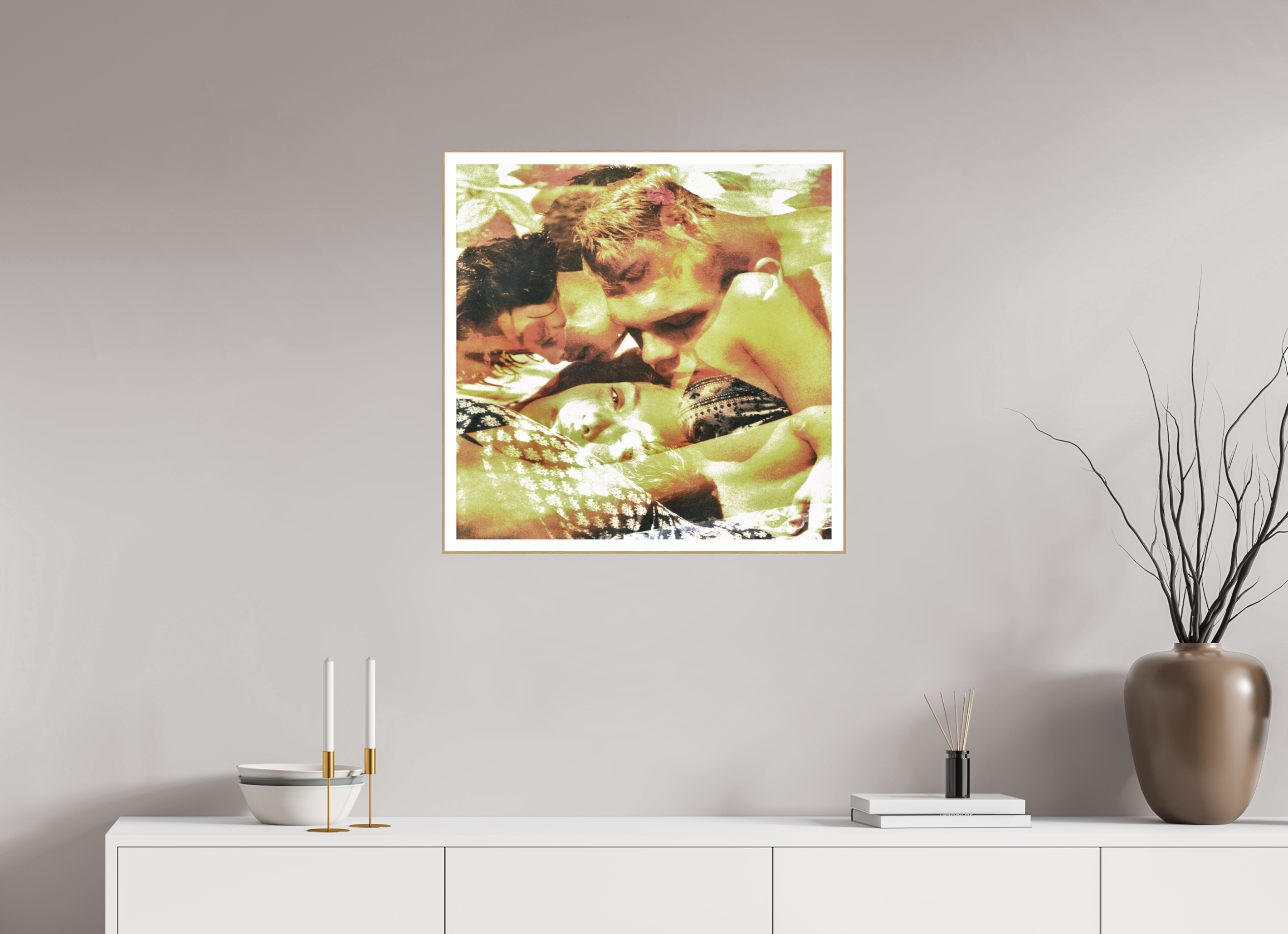 25 x 25″, Solid Wood ArtBox (Oak) fitch