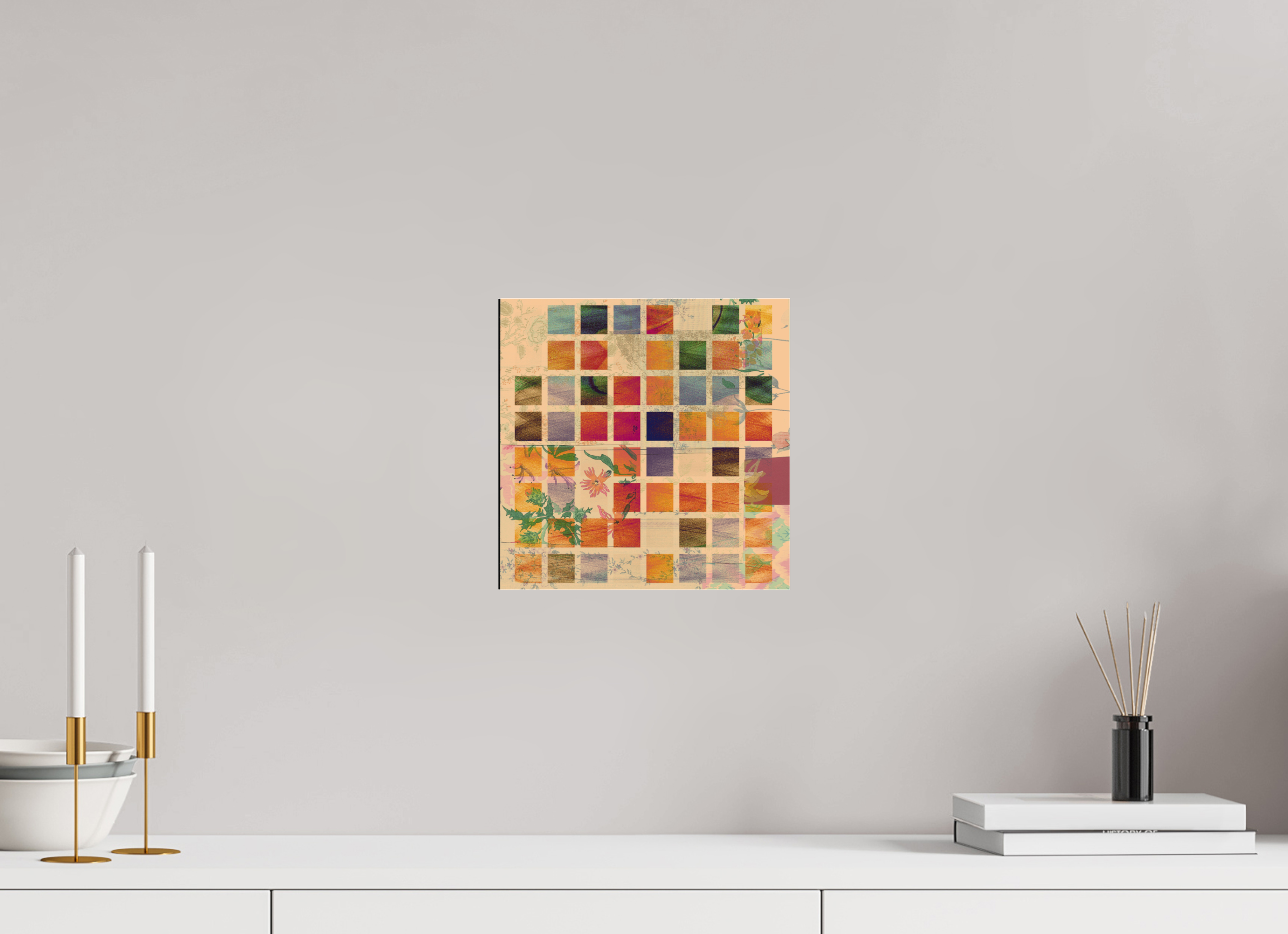 10 x 10″, Photo Print Under Acrylic Glass Earth Tones