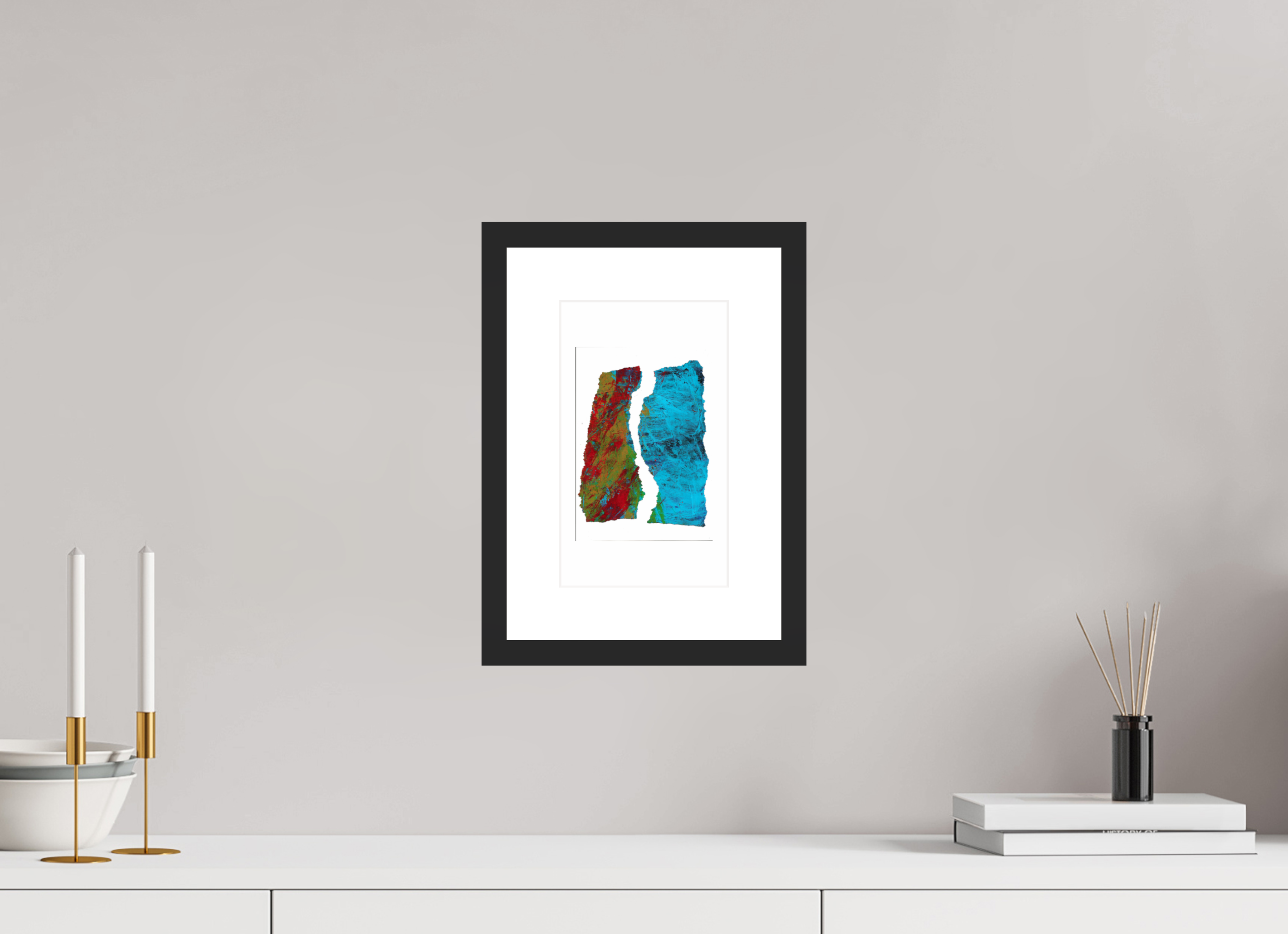 6 x 10″, Fuji Crystal Archive Print Framed (Black) Earth & Water