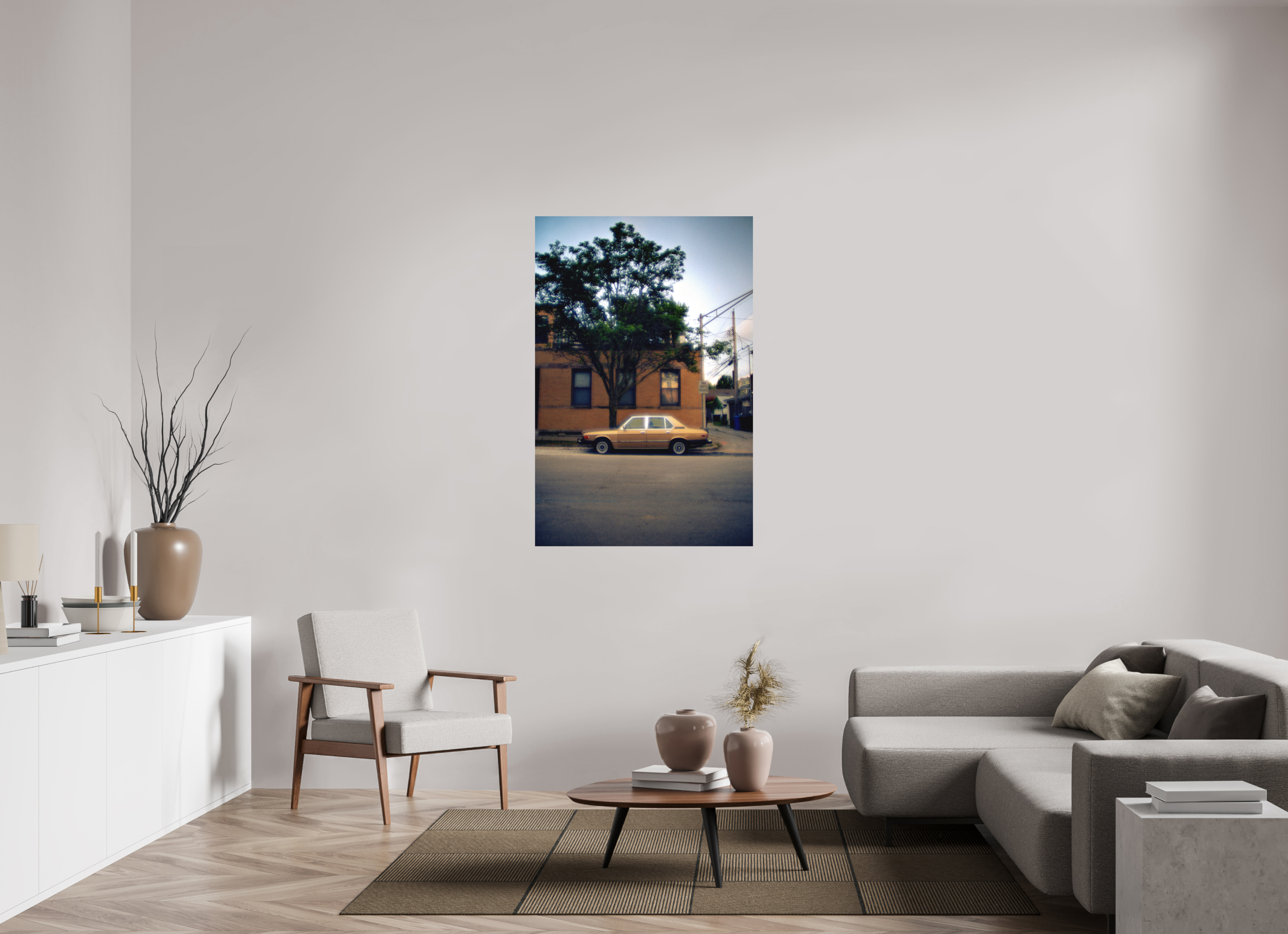 35 x 53″, Direct Print on Forex Golden Glow