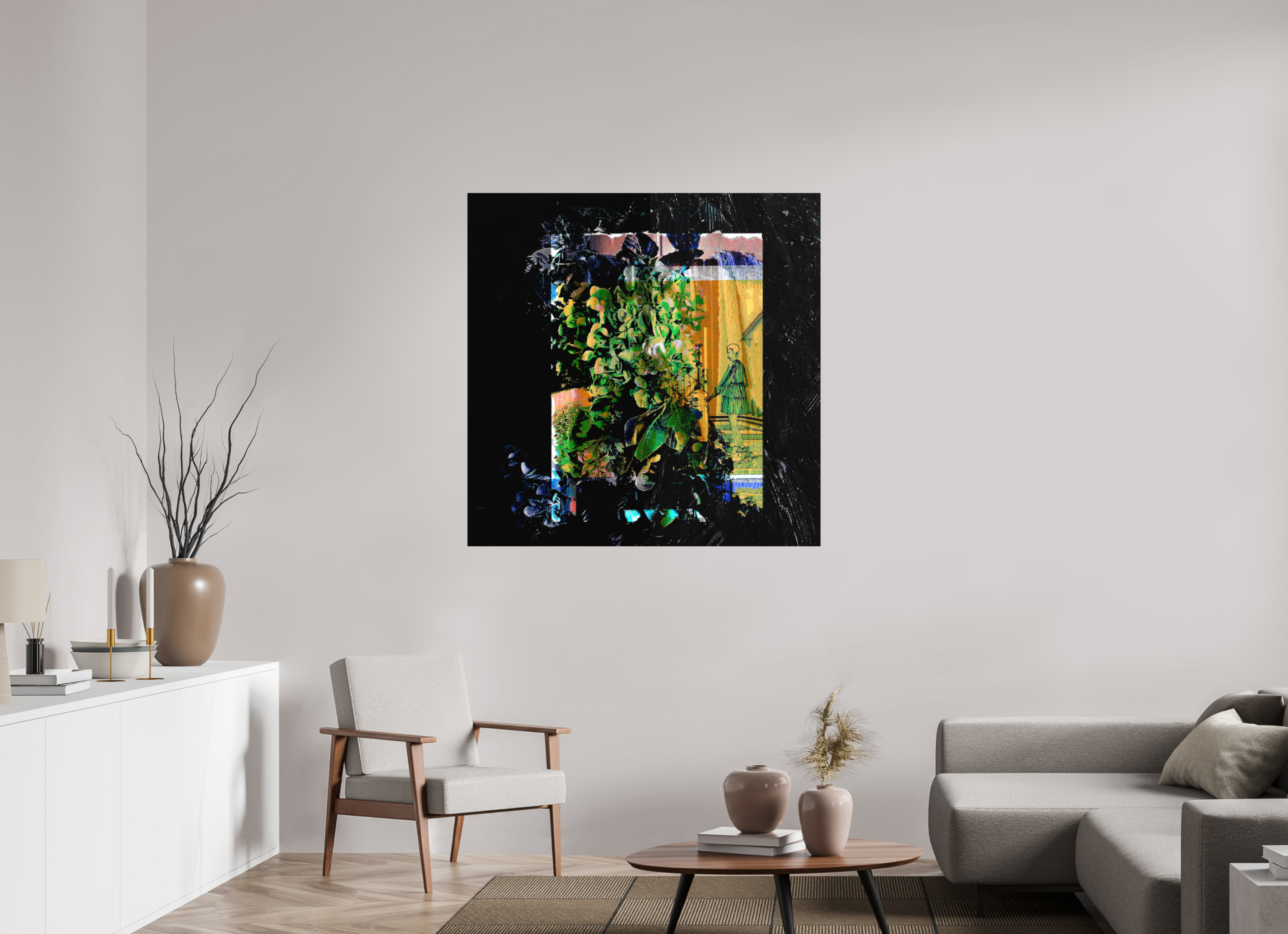 45 x 45″, Photo Print Under Acrylic Glass Imposter Syndrome