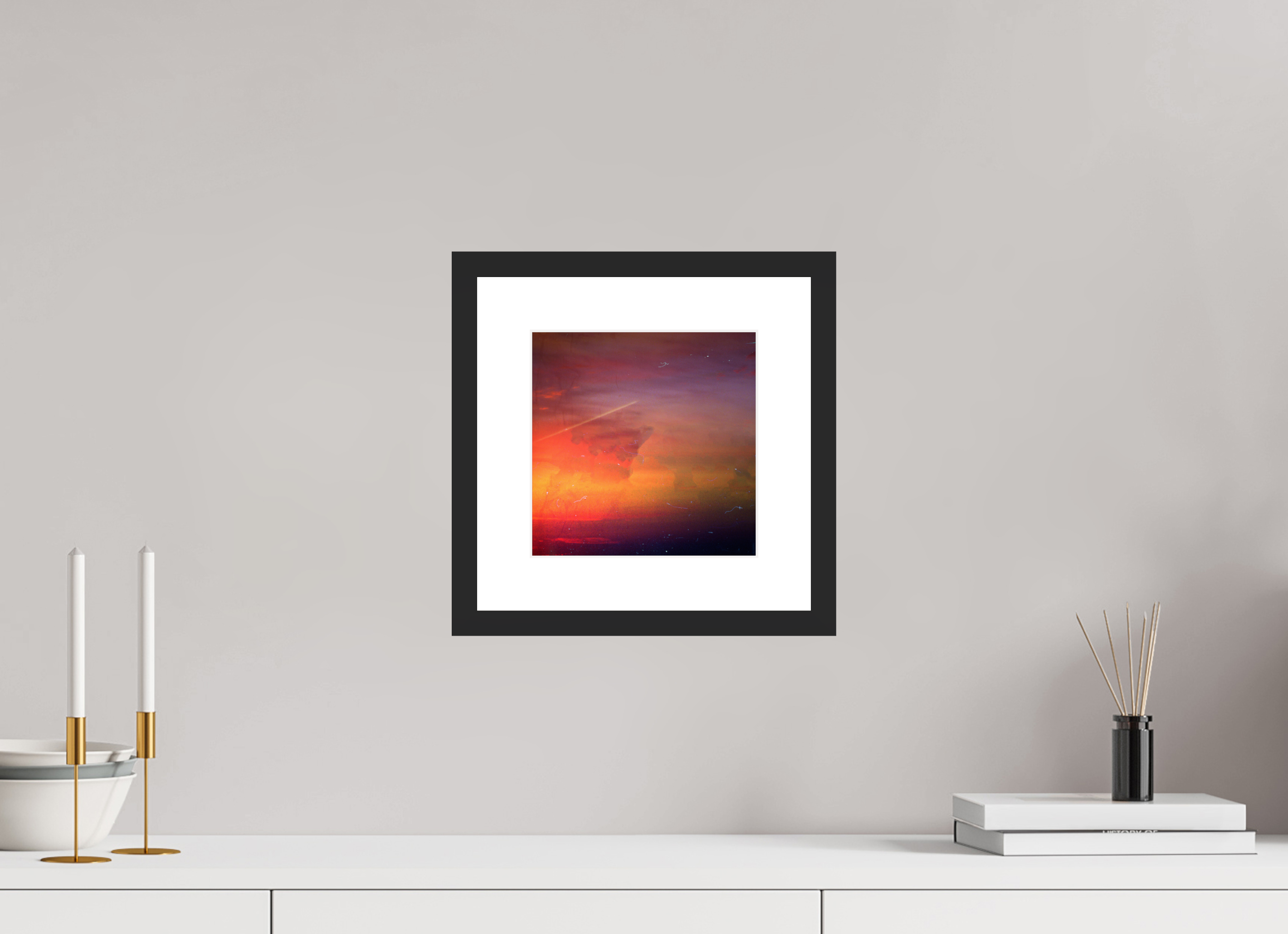 8 x 8″, Framed #1 sugar