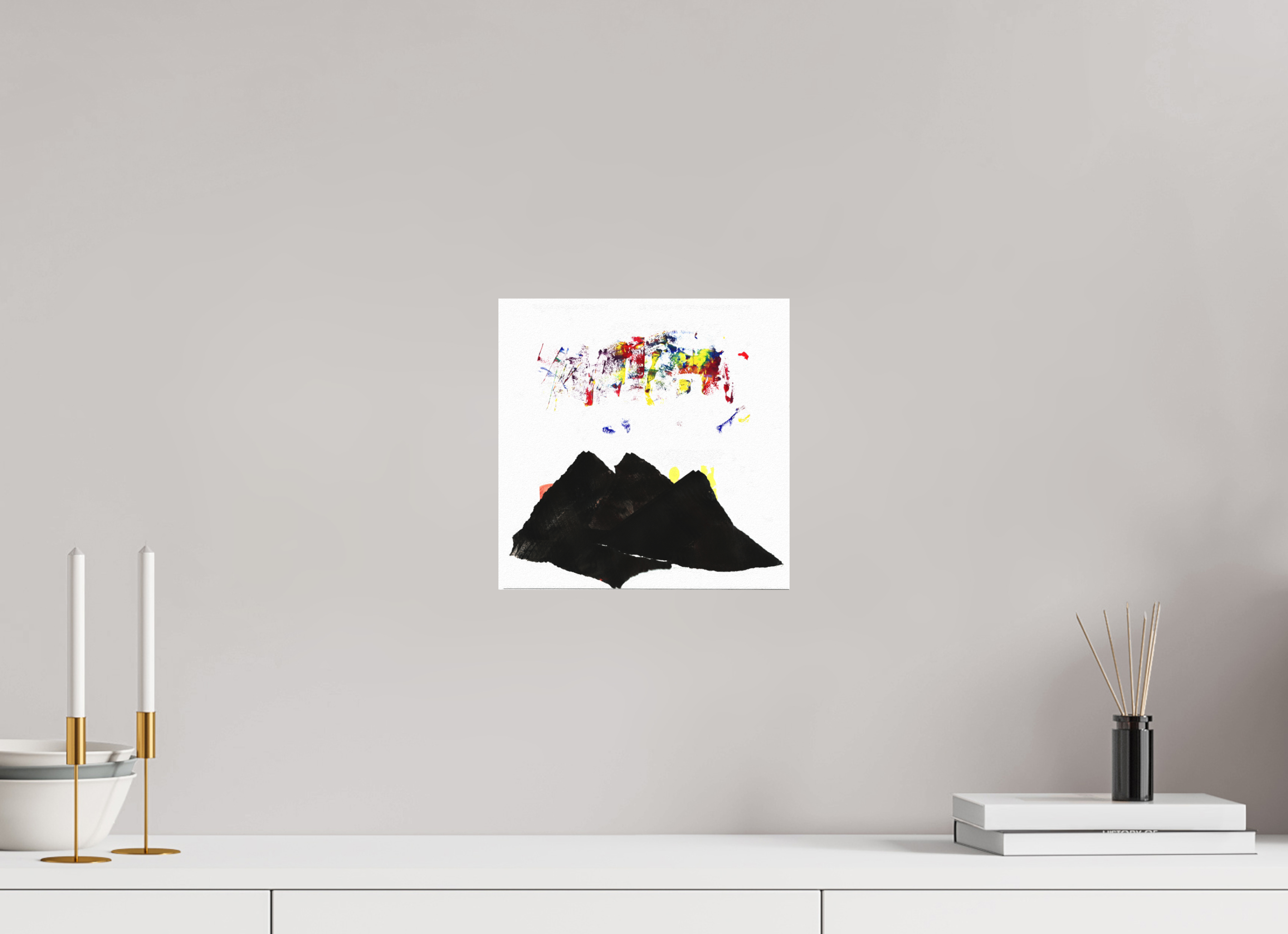 10 x 10″, Direct Print on Forex Northern Lights
