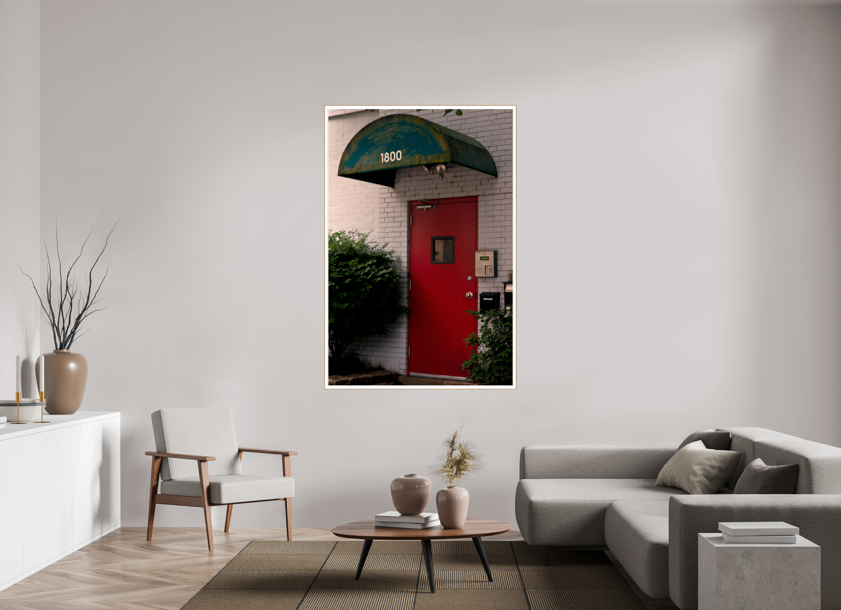 44 x 66″, Solid Wood ArtBox (Oak) 1800 W Bernice